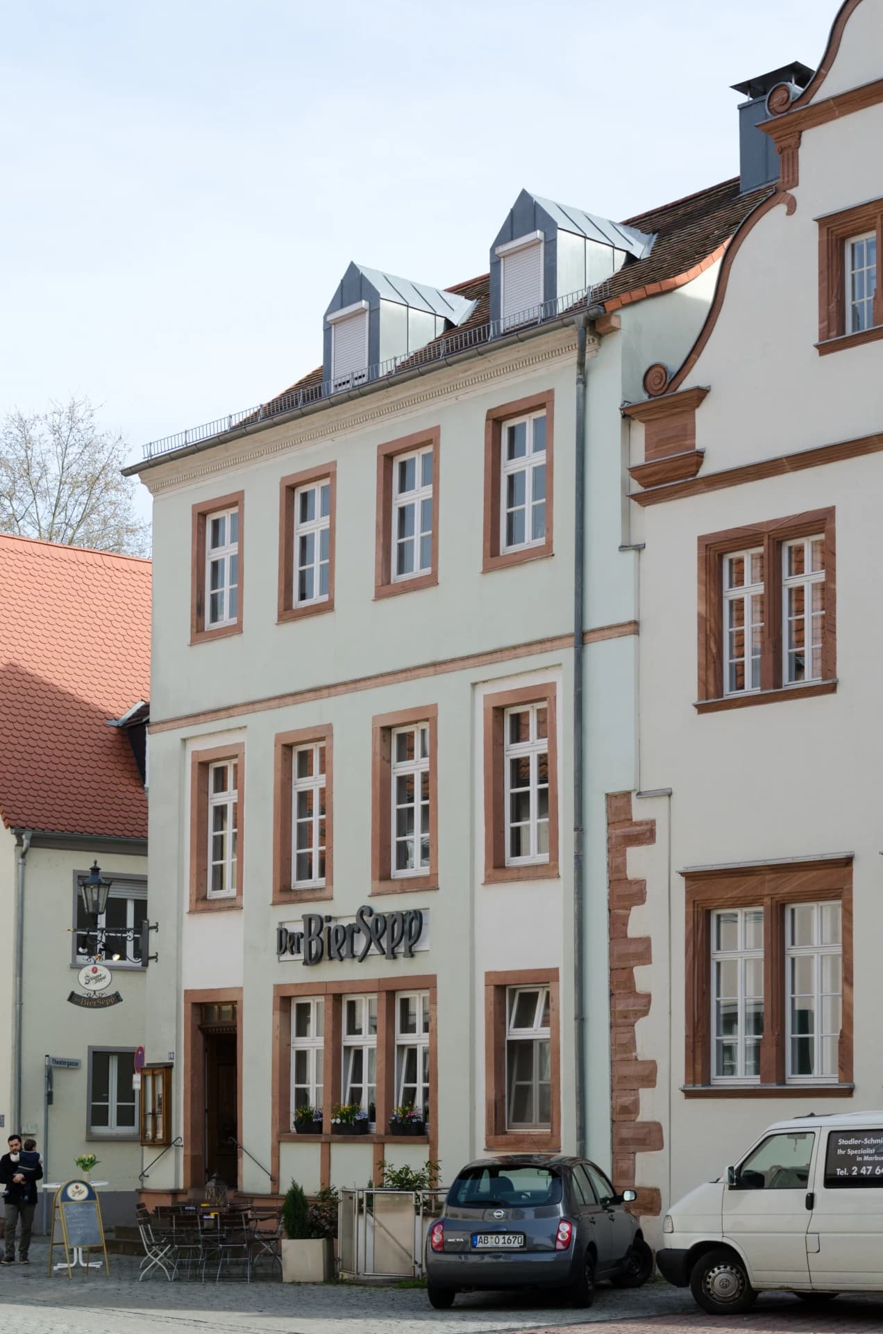 Gasthaus in der Schloßgasse in Aschaffenburg