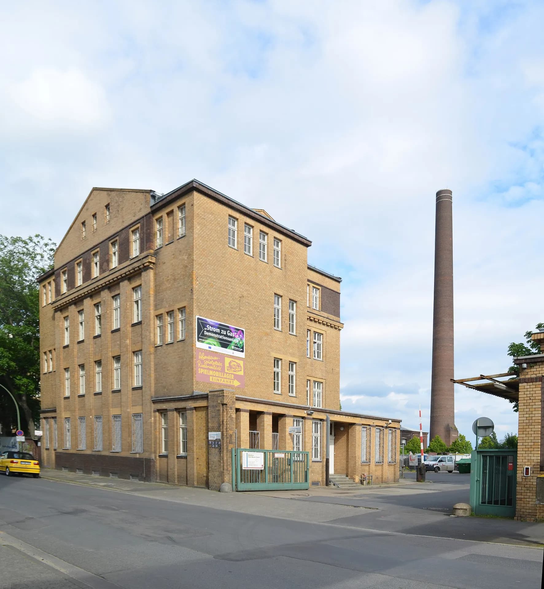 Verwaltungsbau des Gaswerks Ost in Frankfurt Fechenheim
