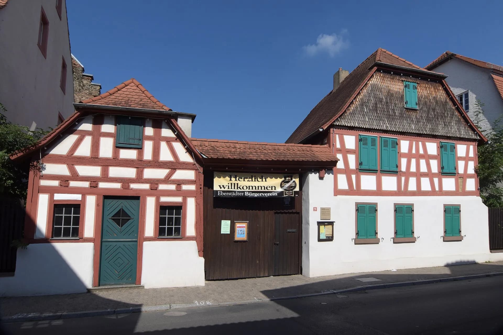 Fachwerkensemble der Geibelschen Schmiede in Darmstadt-Eberstadt