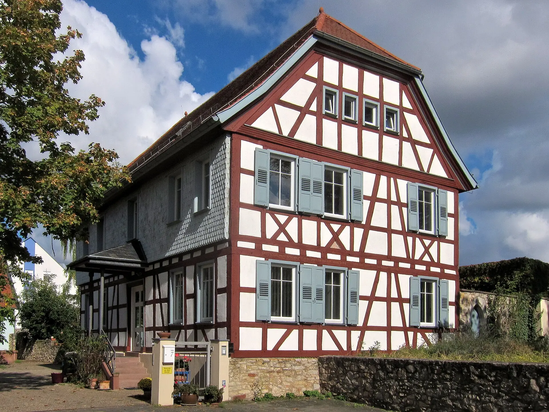 Fachwerkhaus an der Kirchgasse in Trebur-Geinsheim