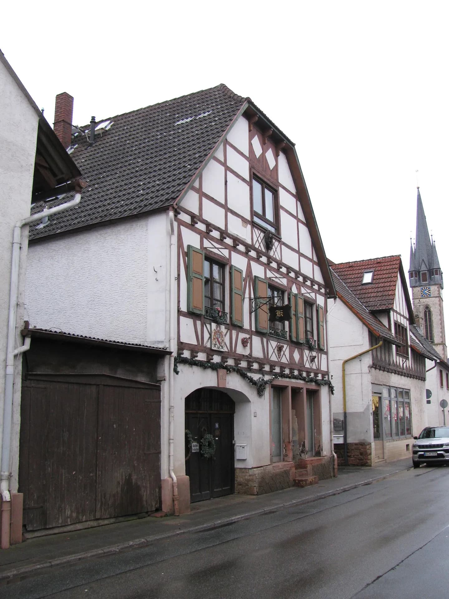 Fachwerkhaus an der Oppenheimer Straße in Trebur-Geinsheim