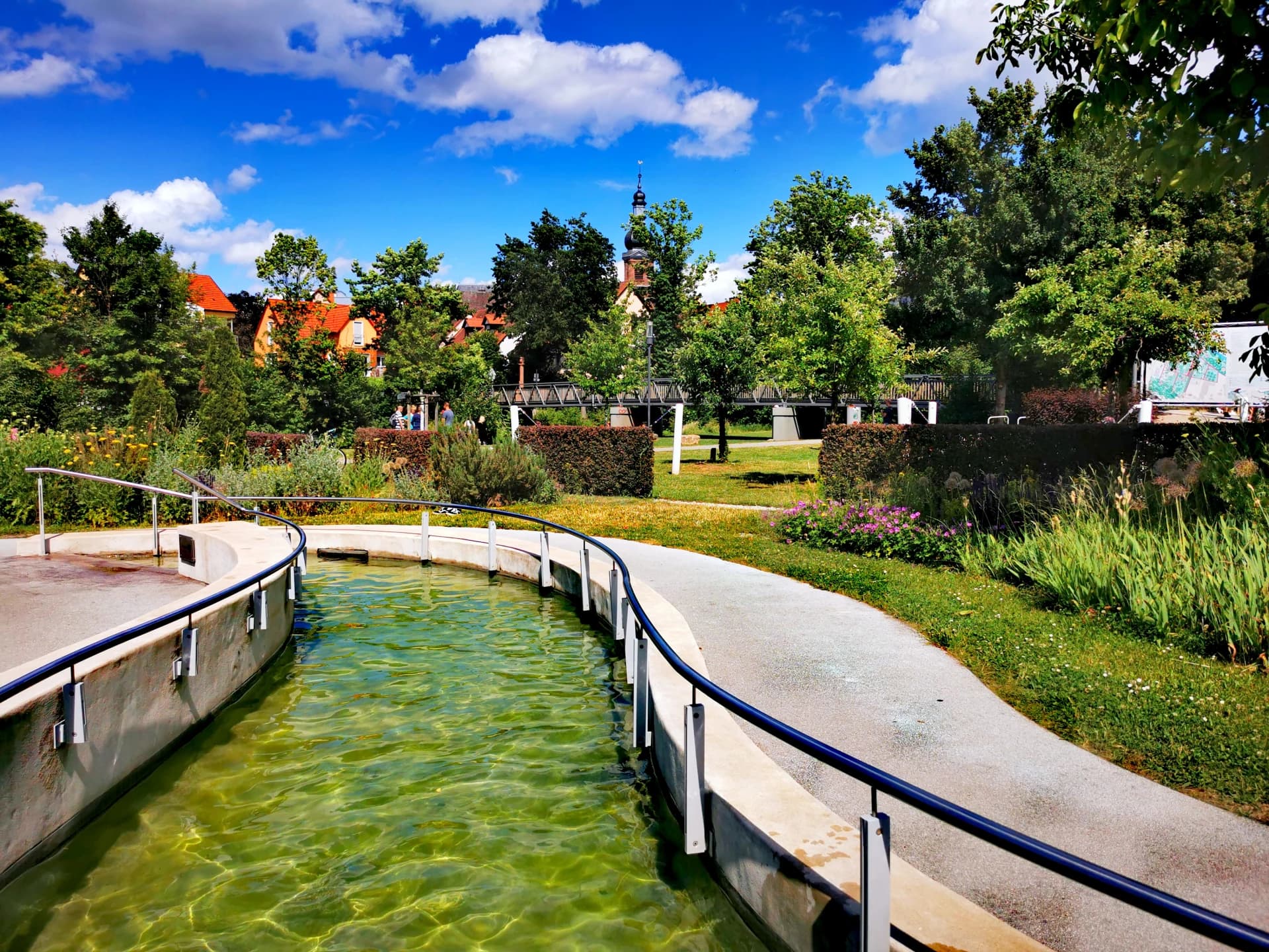 Wassertretanlage im Generationenpark Alzenau