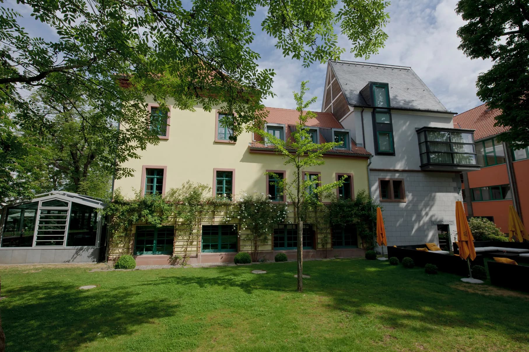 Gerbermühle von der Gartenseite in Frankfurt-Oberrad