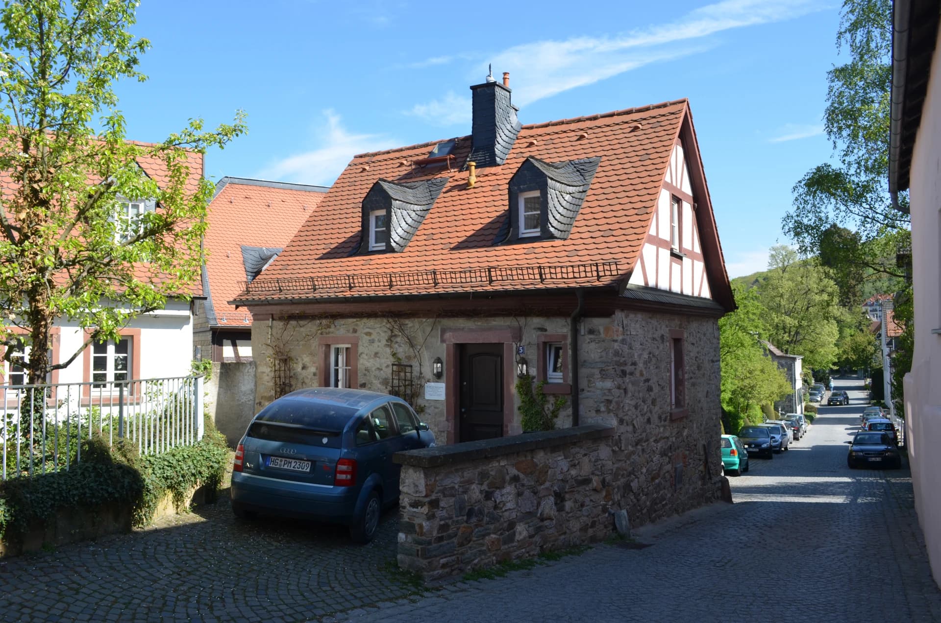 Bruchsteinhaus an der Gerichtsstraße in Königstein im Taunus