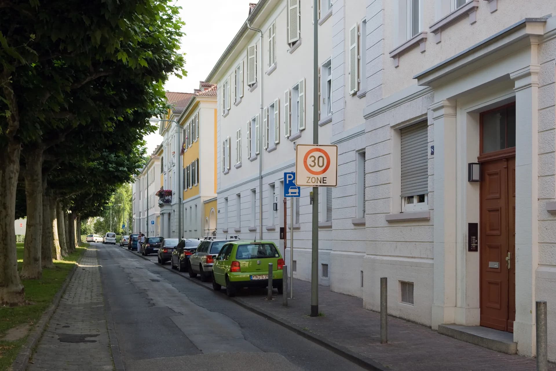 Wohnbebauung an der Gerlachstraße in Frankfurt Höchst