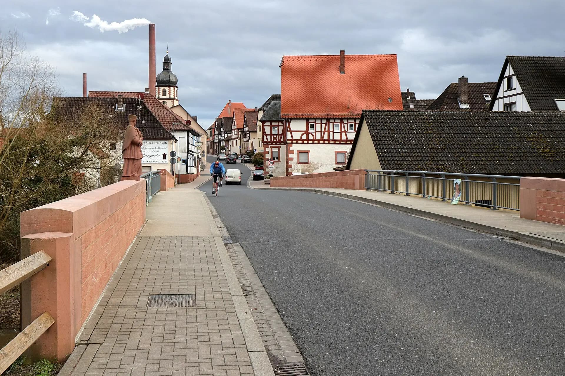 Brücke über die Gersprenz in Stockstadt am Main