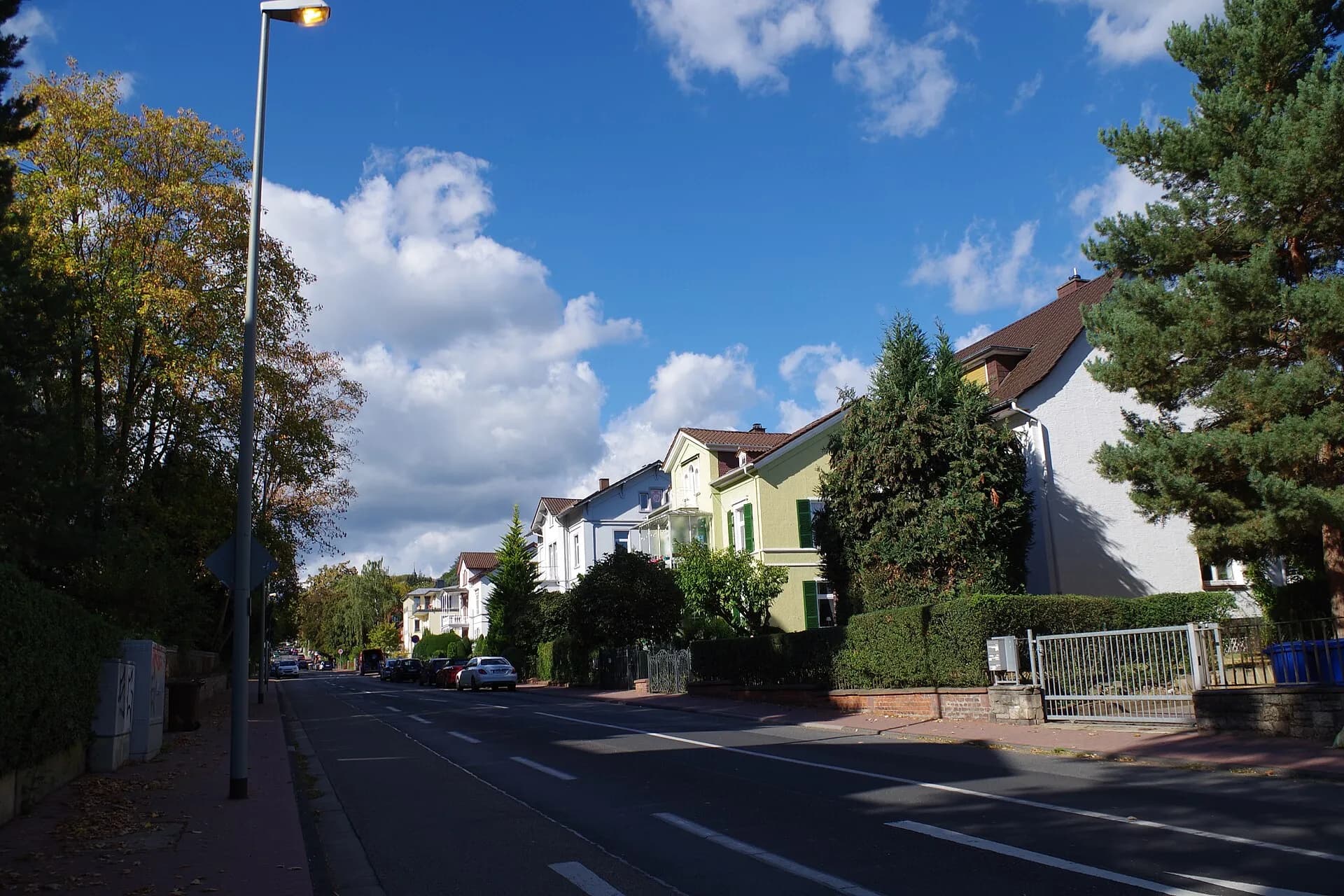 Denkmalgeschützte Gesamtanlage Königsteiner Straße 94–104 in Bad Soden am Taunus