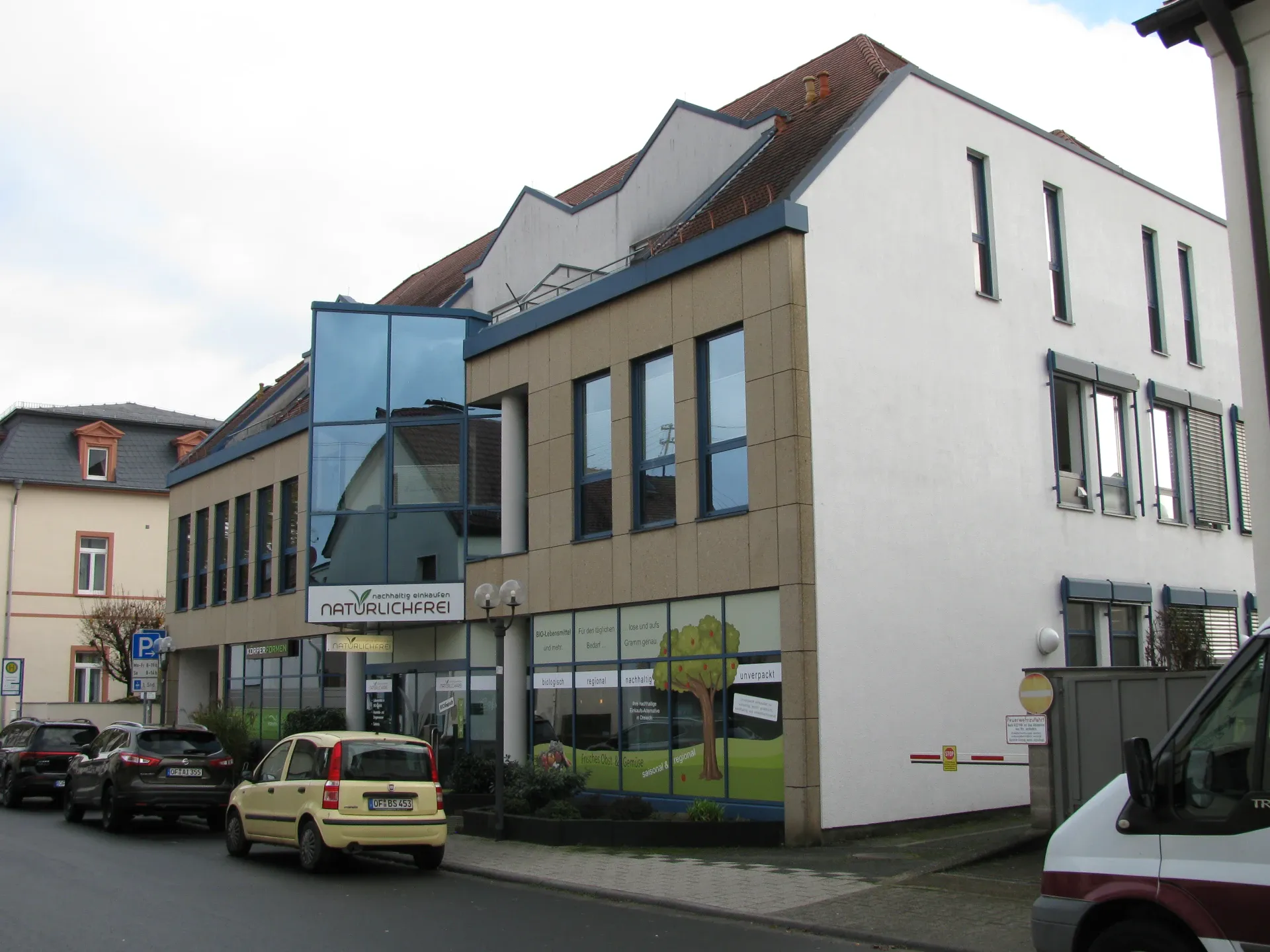 Geschäftshaus an der Waldstraße in Dreieich-Dreieichenhain
