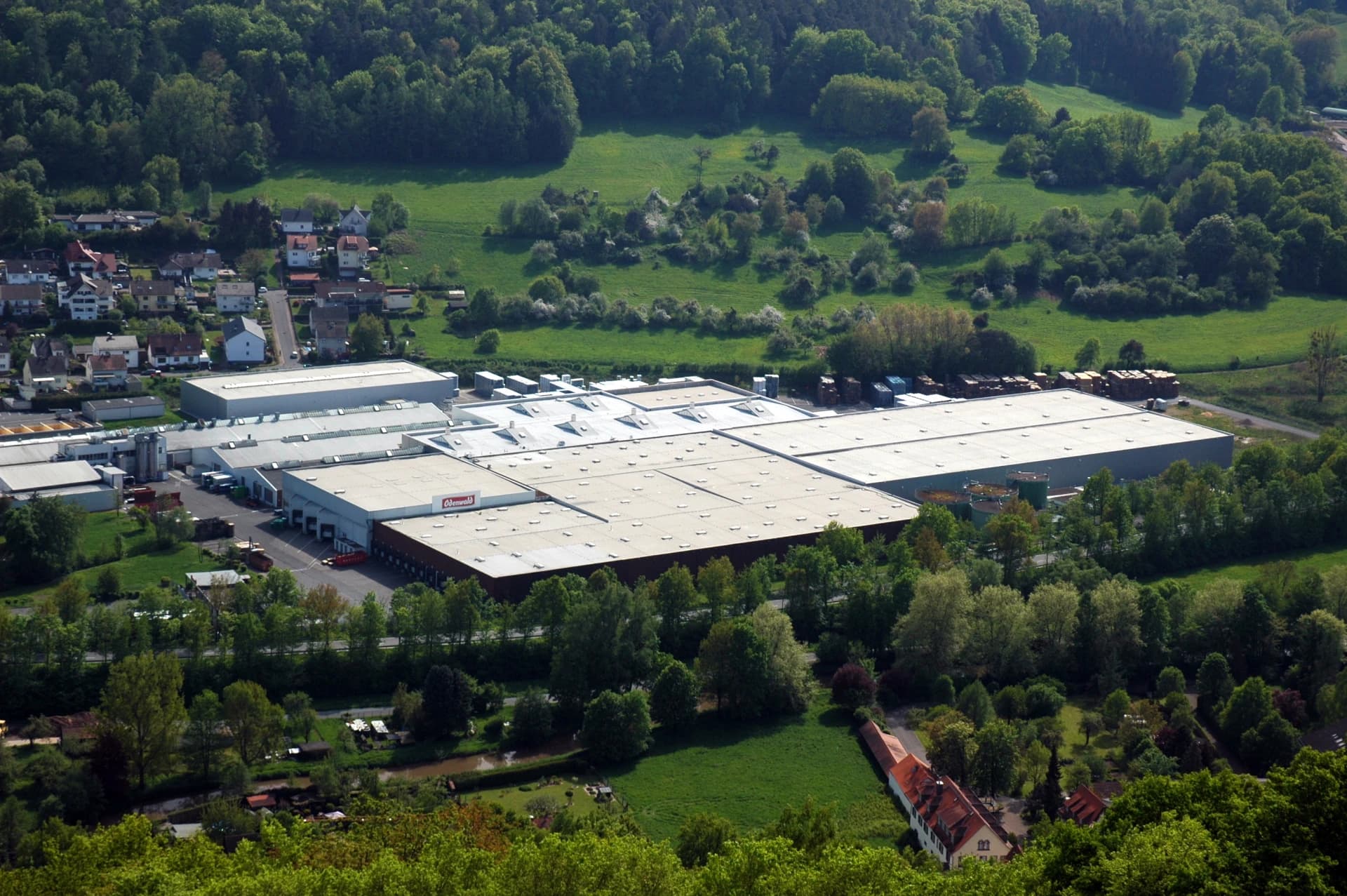 Gewerbegebiet in Sandbach in Breuberg