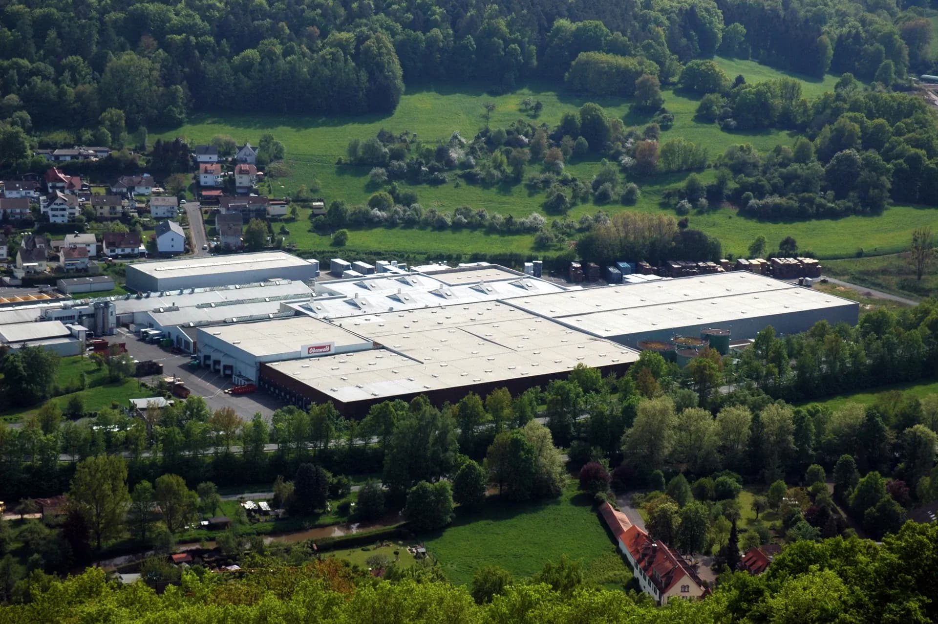 Gewerbegebiet in Sandbach in Breuberg