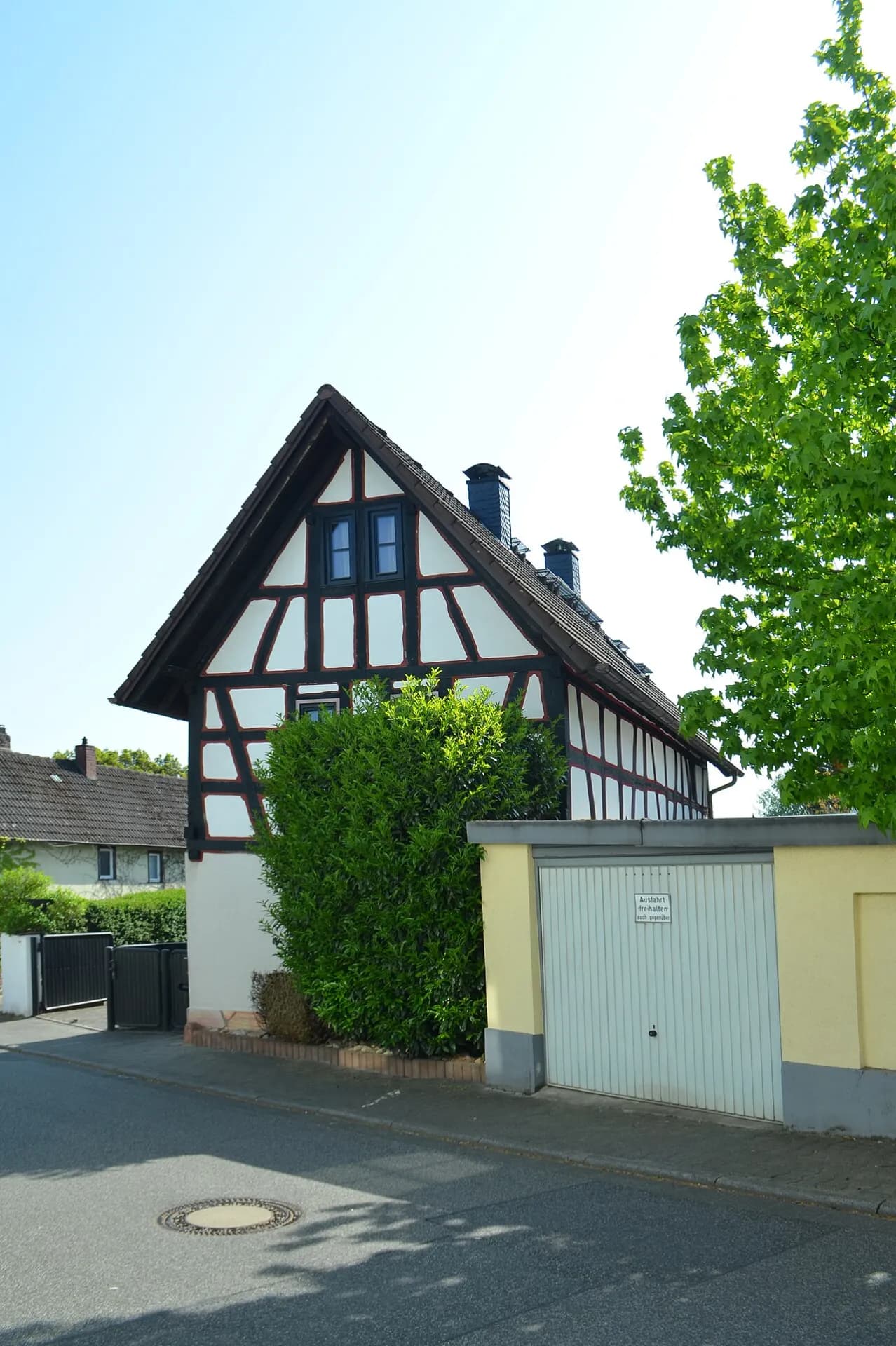 Fachwerkgiebel des Hauses Goethestraße 18 in Kriftel