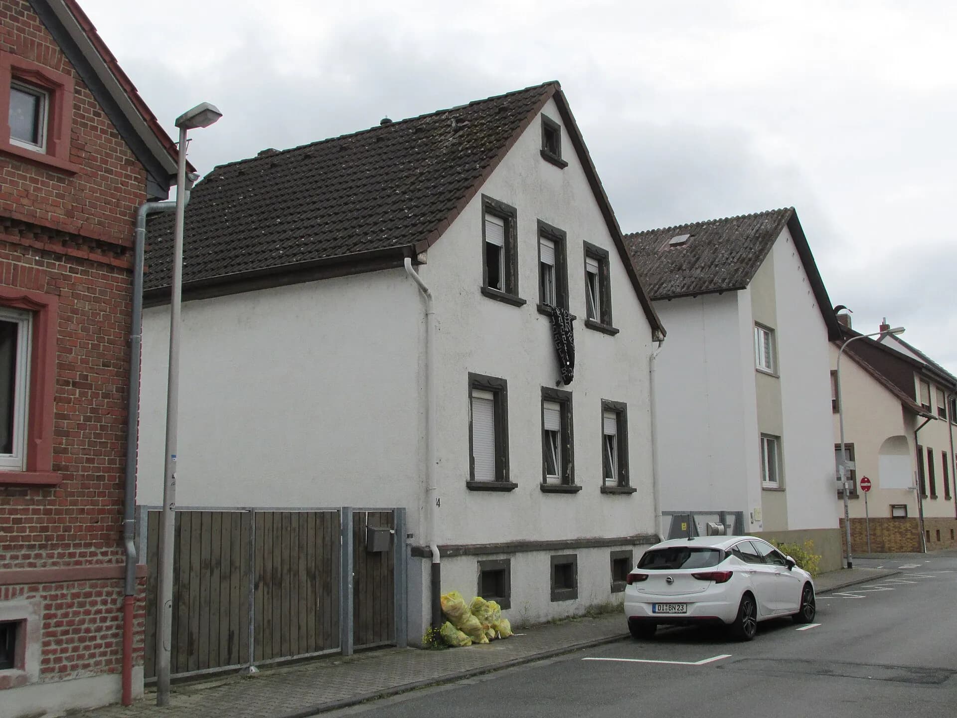 Backsteinhaus in der Mittelstraße in Weiterstadt-Gräfenhausen