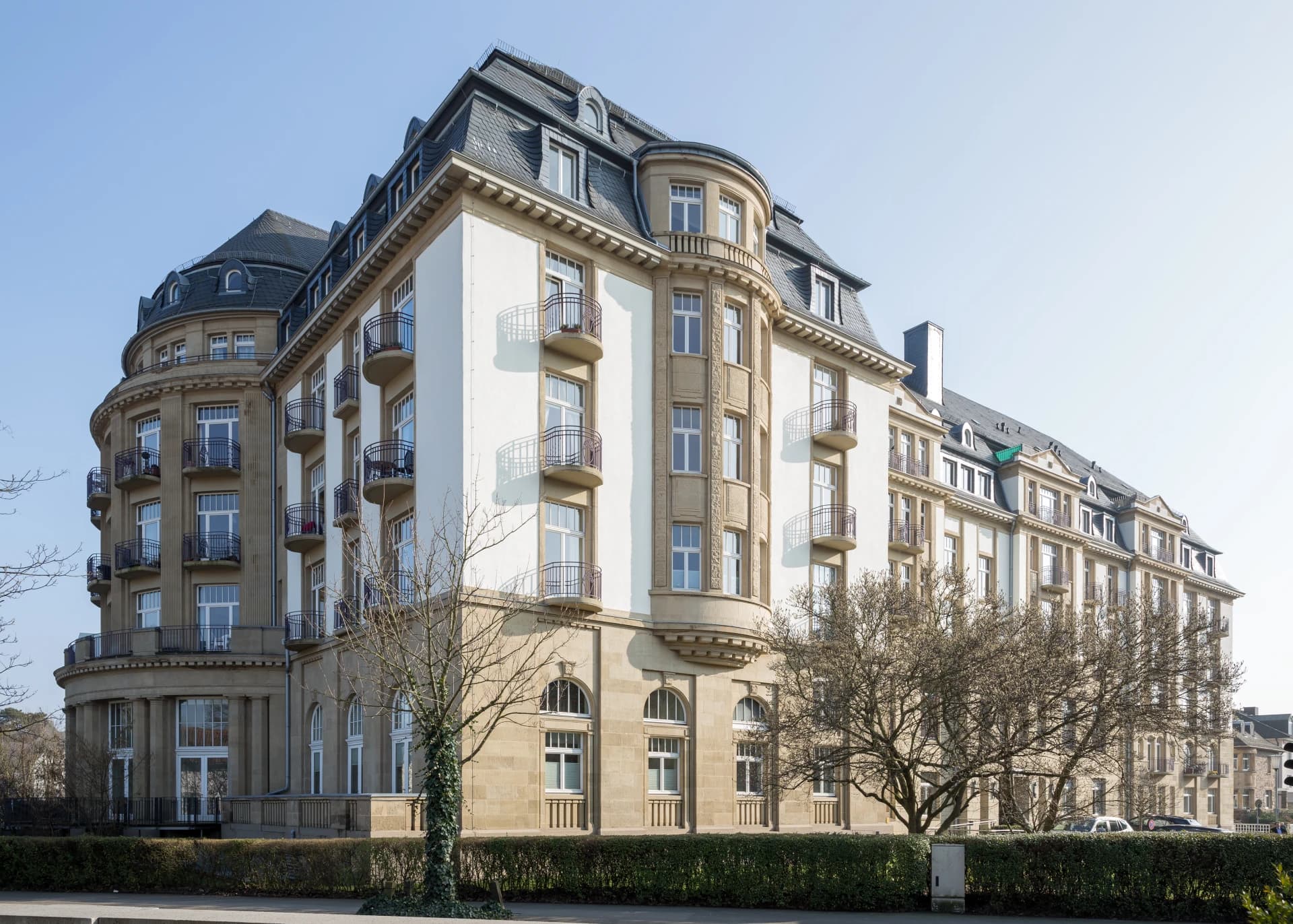 Grand Hotel von Nordwesten in Bad Nauheim