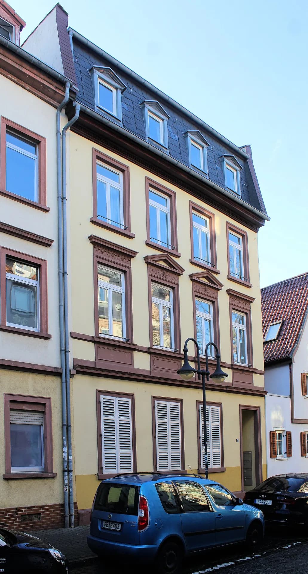 Altbauzeile in der Grempstraße in Frankfurt Bockenheim