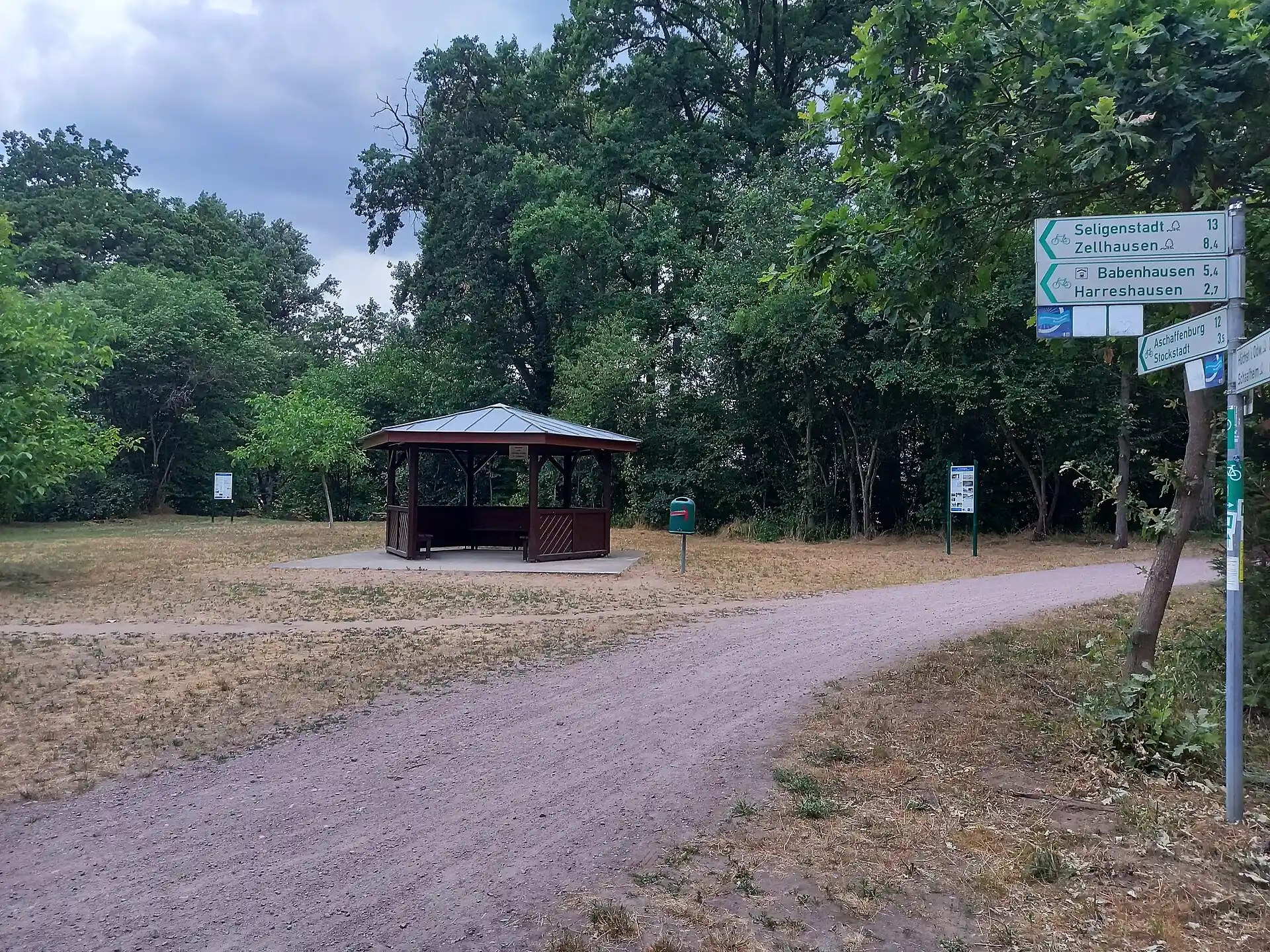 Grillplatz an der alten Windmühle in Stockstadt am Main