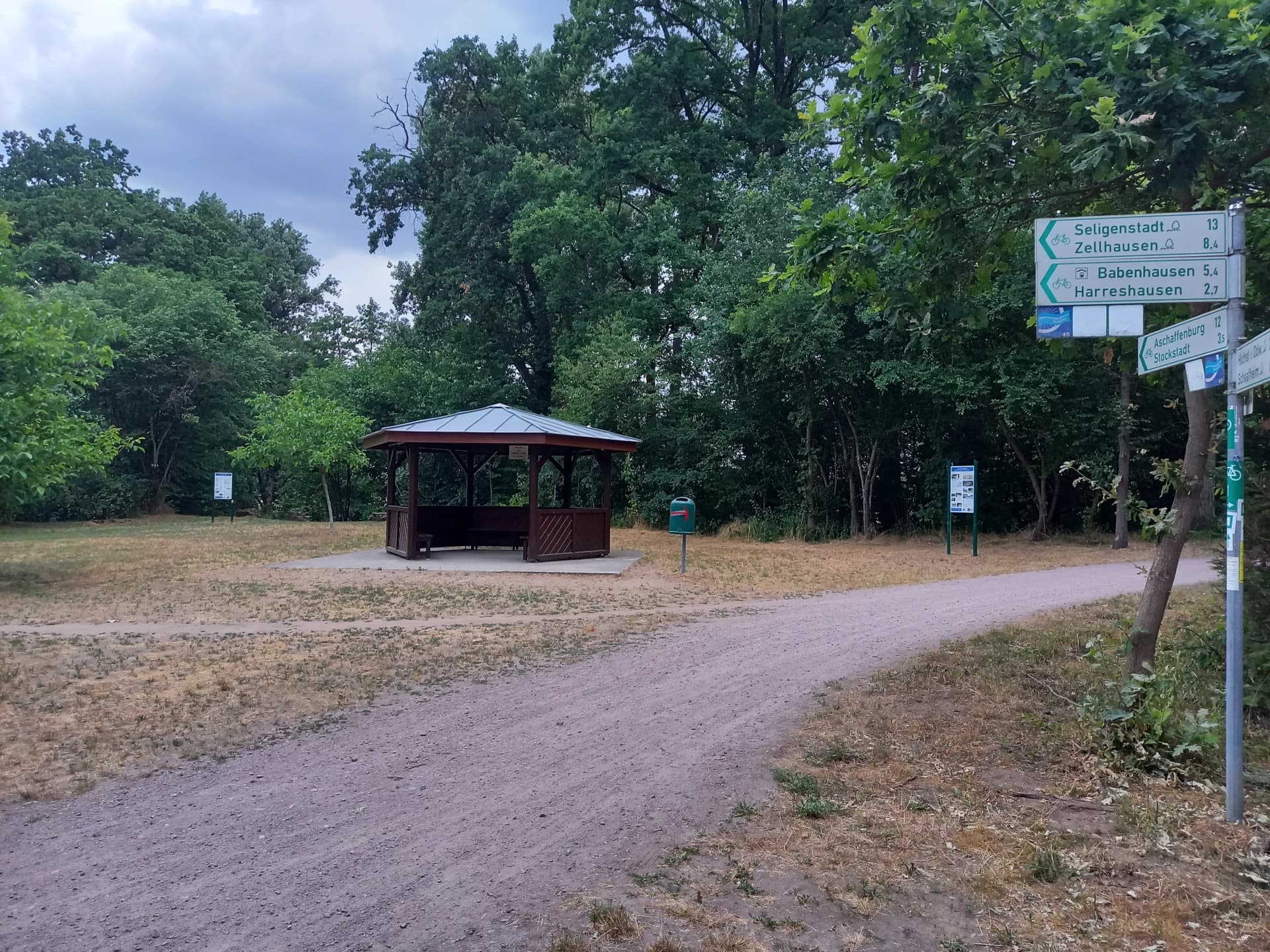 Grillplatz an der alten Windmühle in Stockstadt am Main