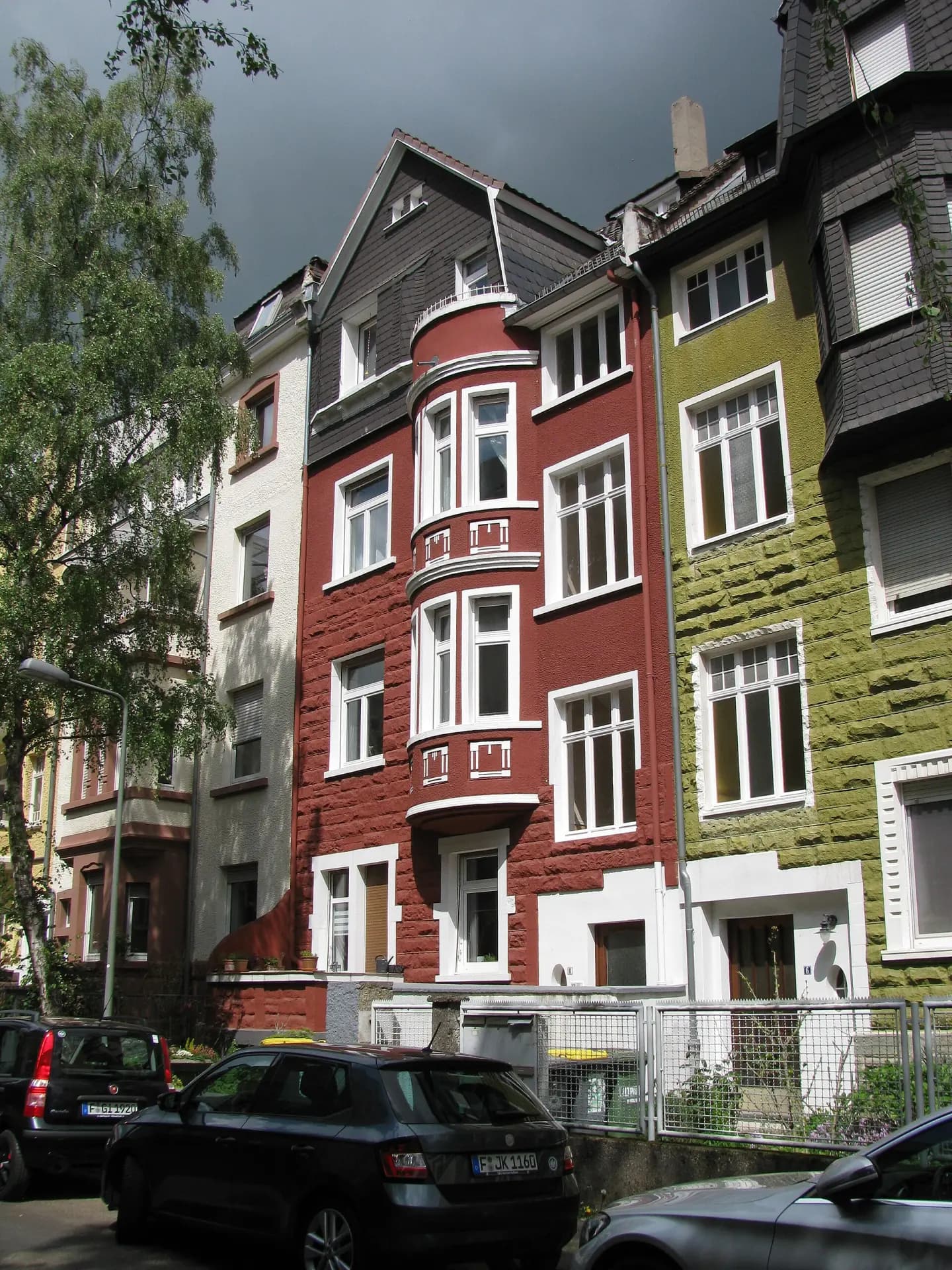 Gründerzeithäuser an der Loreleistraße in Frankfurt-Unterliederbach