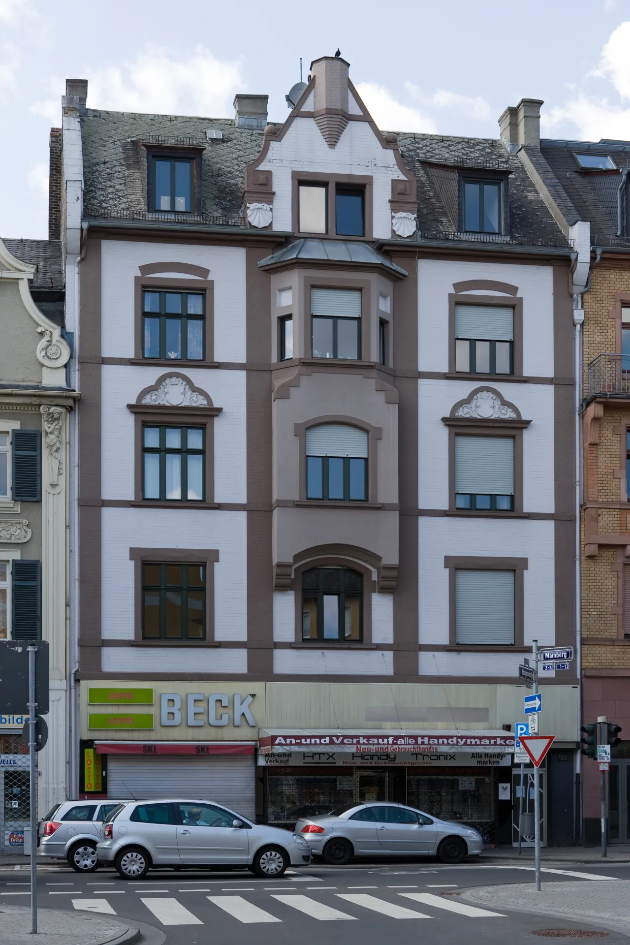 Gründerzeithaus an der Bolongarostraße in Frankfurt Höchst