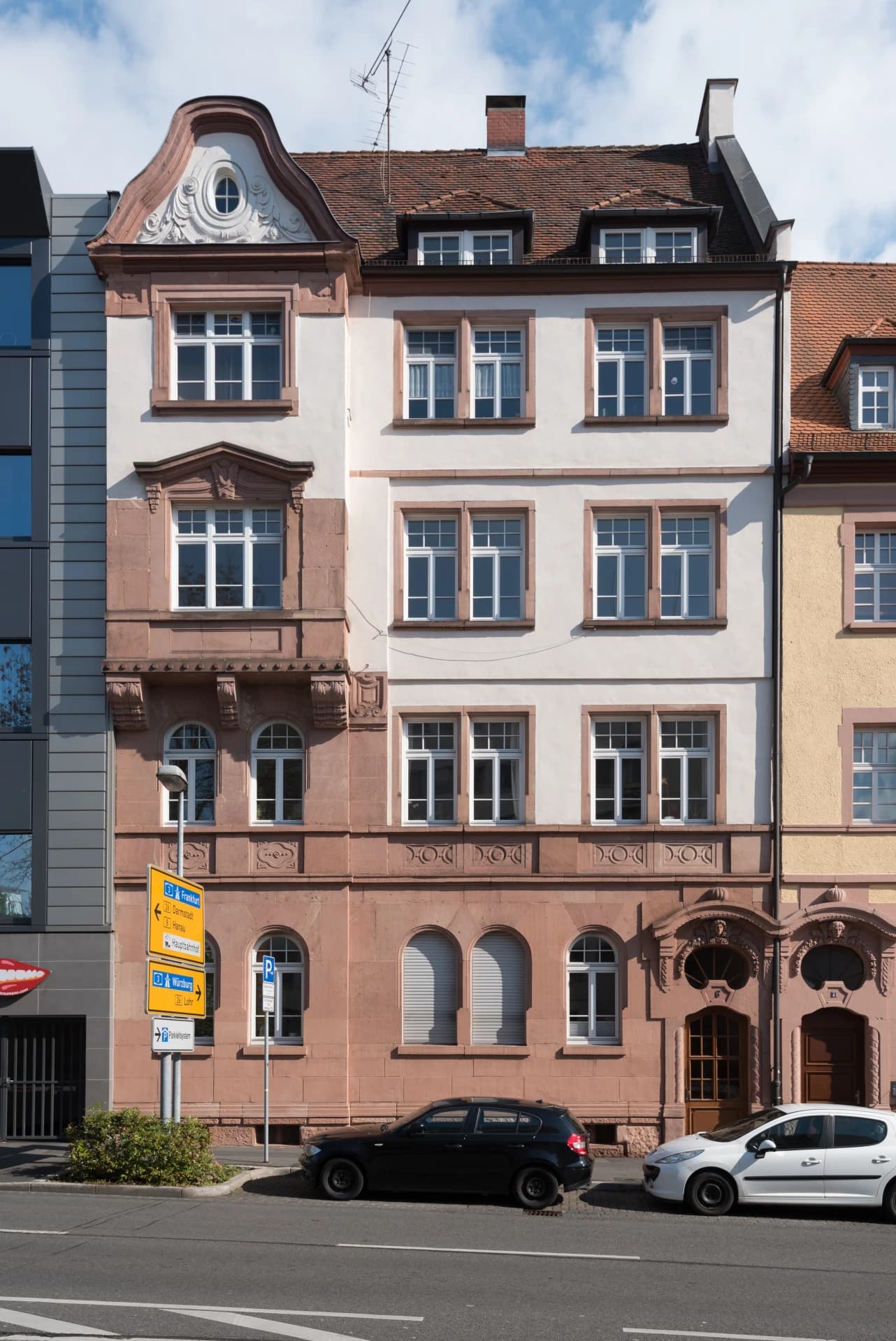 Gründerzeithaus in der Erthalstraße in Aschaffenburg