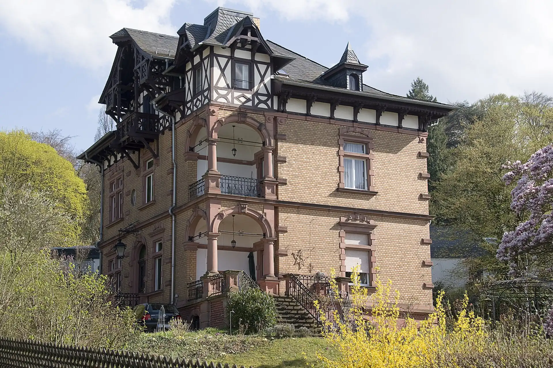 Gründerzeitvilla in der Villastraße in Seeheim-Jugenheim
