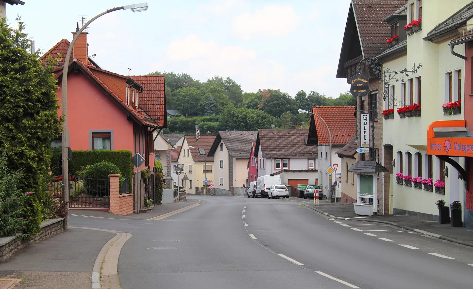 Wohnstraße in Haibach-Grünmorsbach