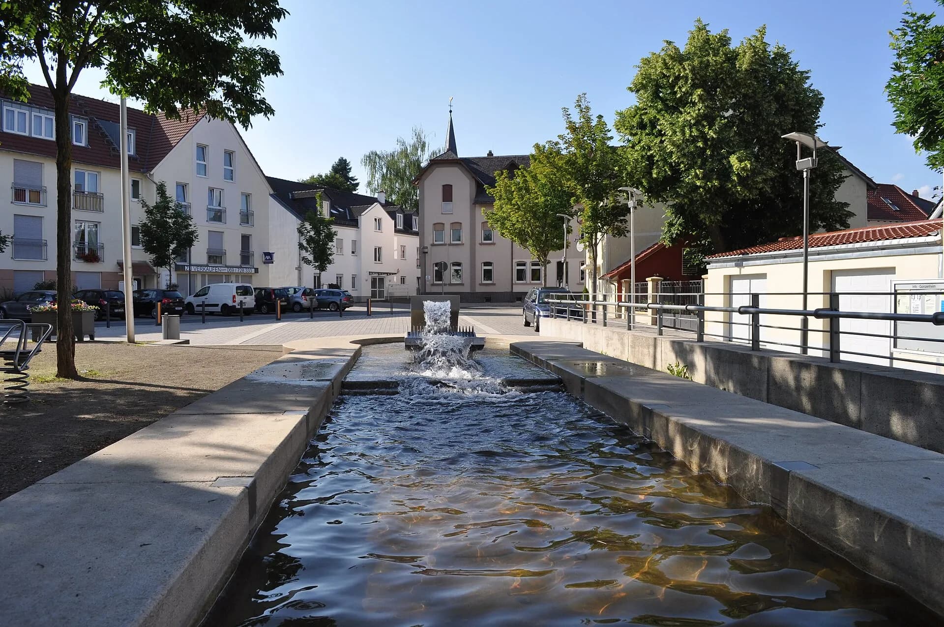 Brunnenlauf am Gunzoplatz in Bad Homburg-Gonzenheim