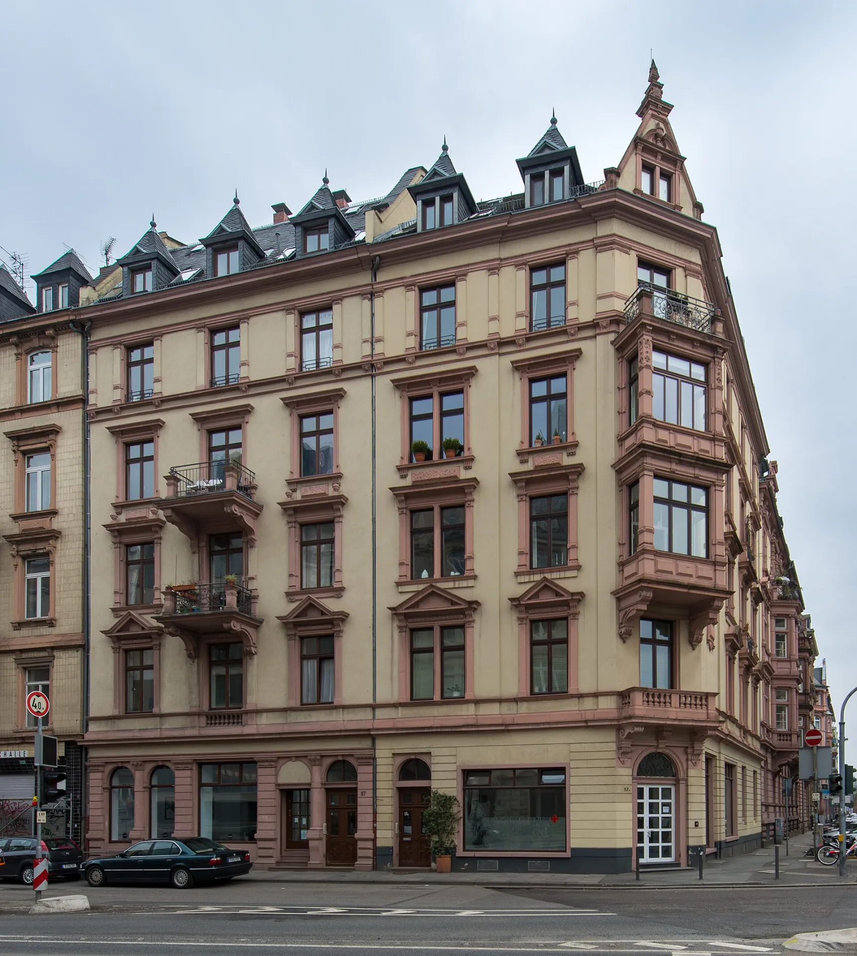 Eckhaus Gutleutstraße 17 im Frankfurter Bahnhofsviertel