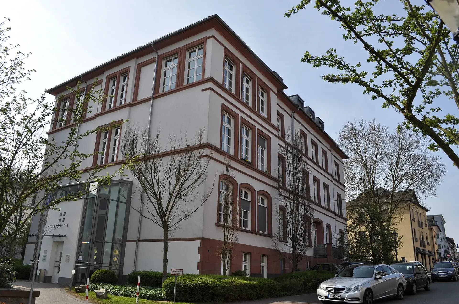 Schulgebäude an der Gymnasiumstraße in Bad Homburg