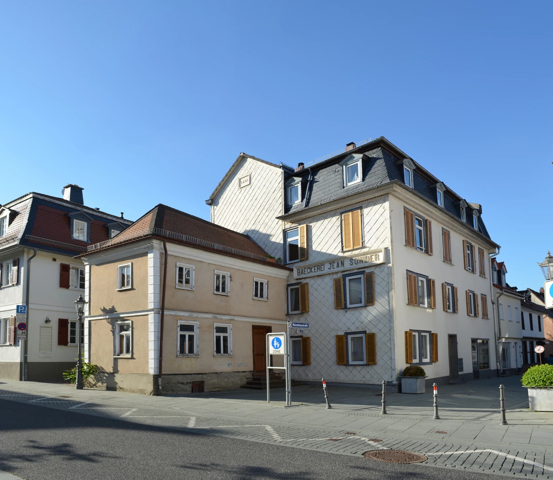 Häuserensemble in der Waisenhausstraße in Bad Homburg