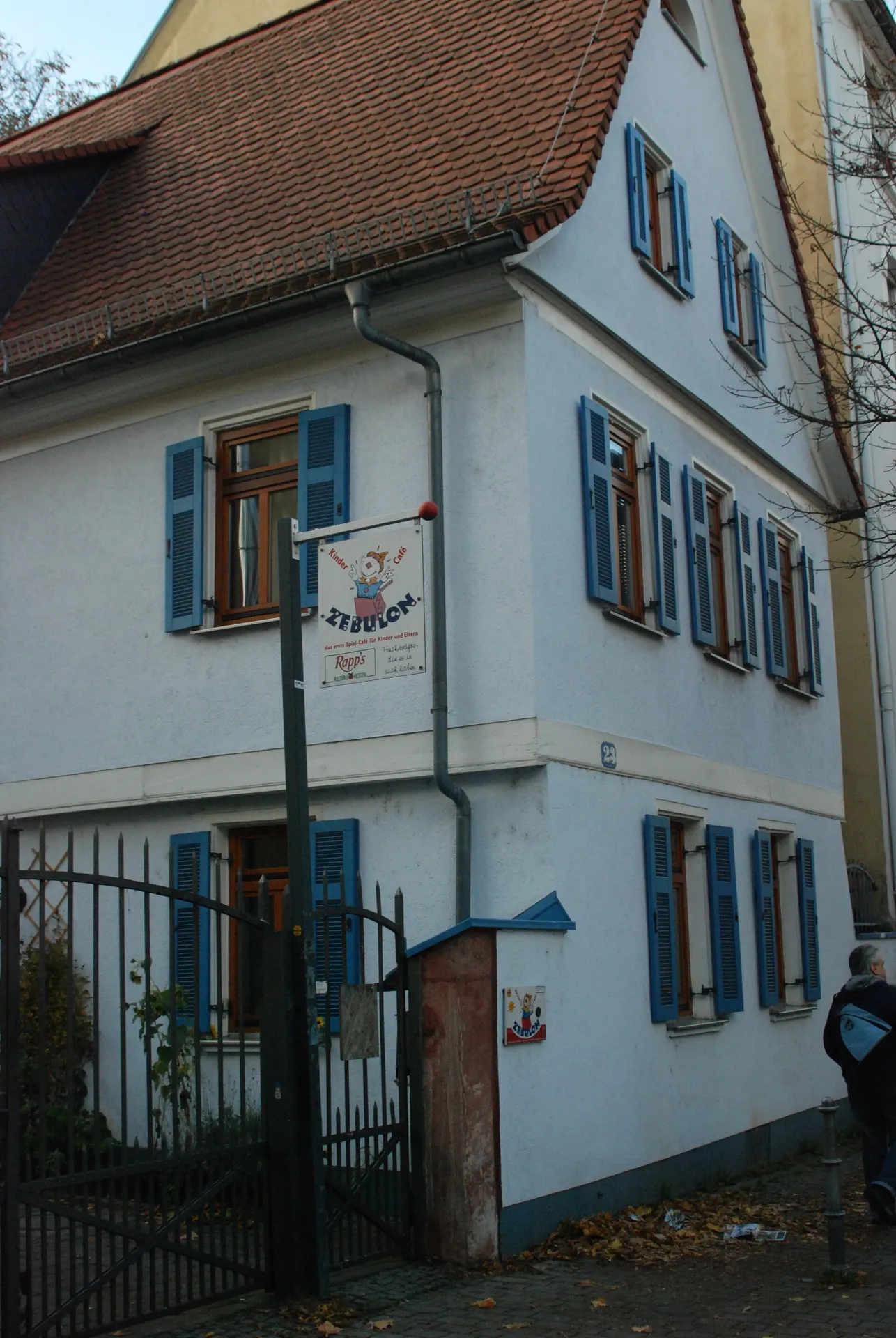 Altes Wohnhaus in der Häusergasse in Frankfurt Bockenheim