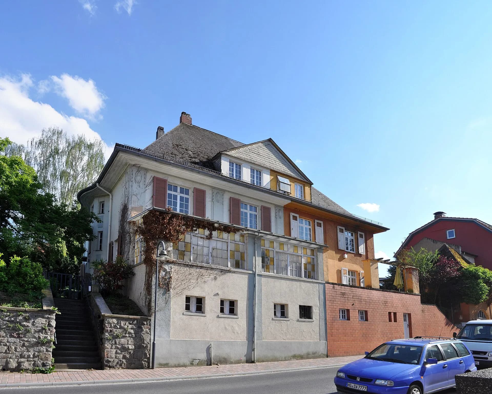 Häuserzeile in Alt Gonzenheim in Bad Homburg-Gonzenheim