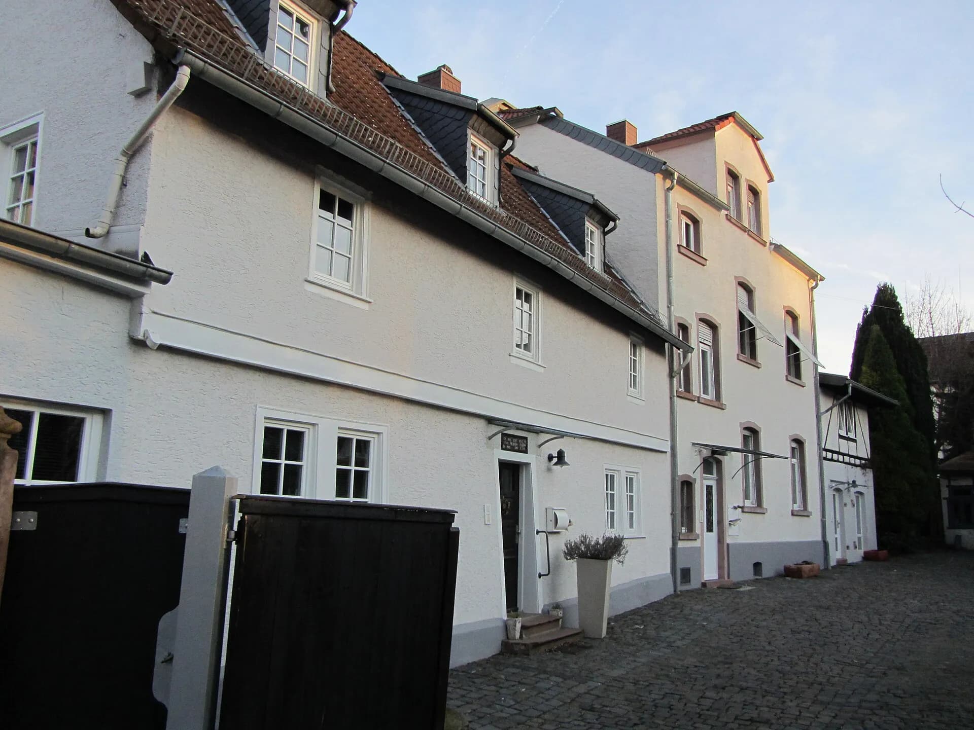 Häuserzeile An der Trinkhalle in Bad Soden am Taunus