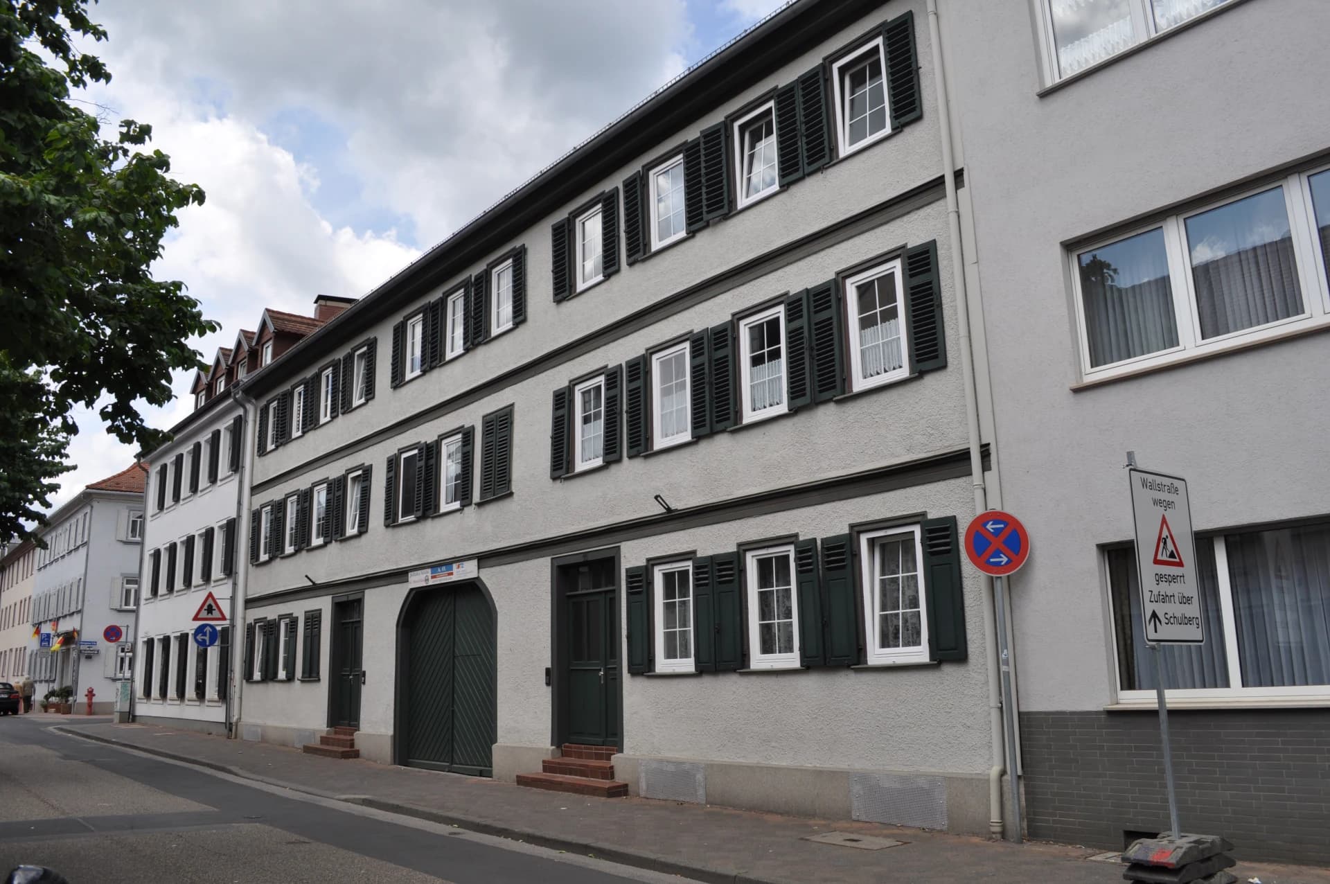 Häuserzeile in der Obergasse in Bad Homburg