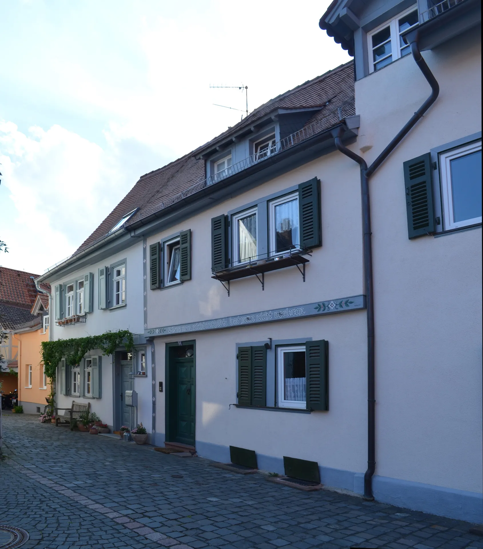 Häuserzeile Tanzhausstraße 9-11 in Kronberg im Taunus