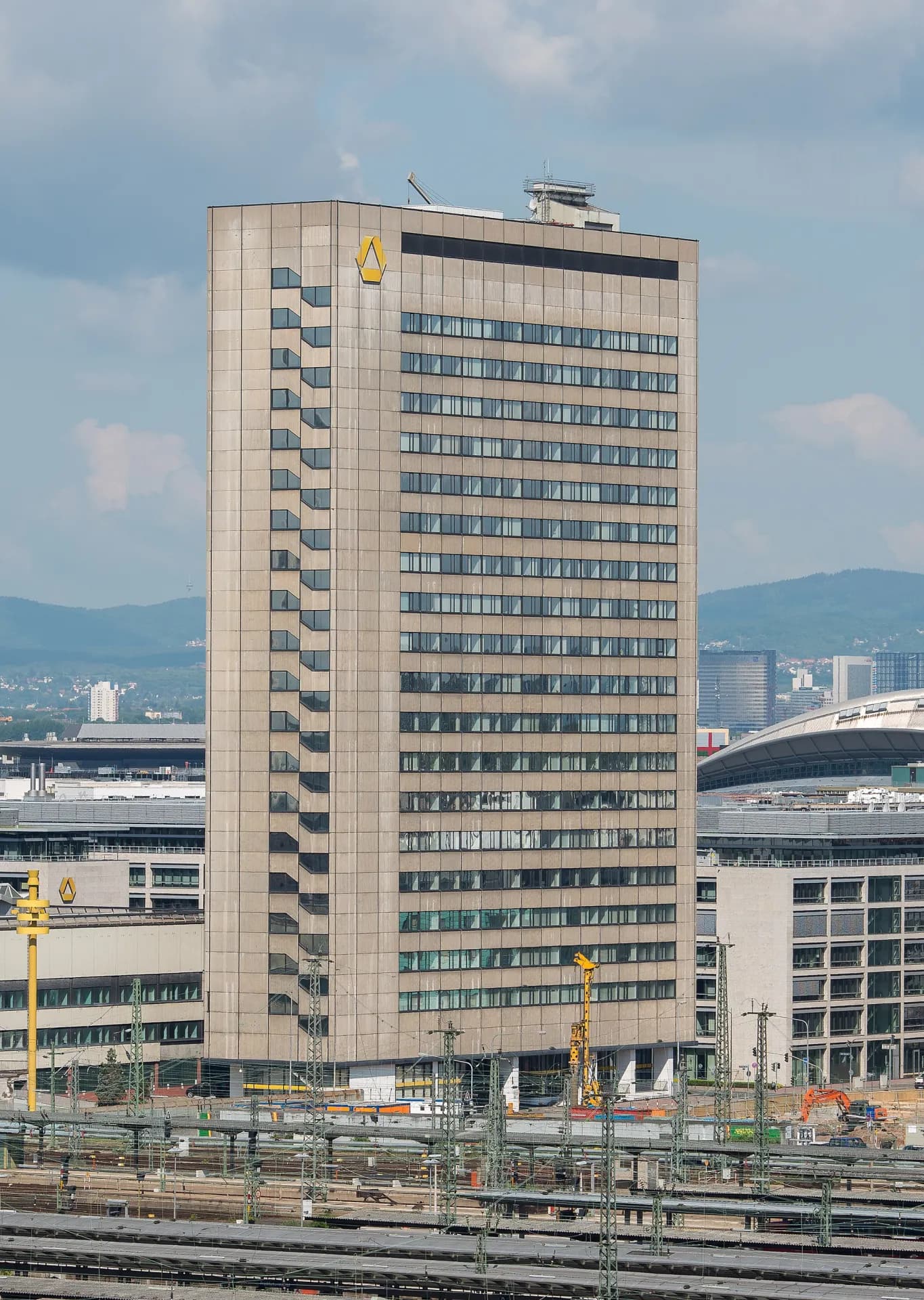 Hochhaus an der Hafenstraße 51 in Frankfurt am Main