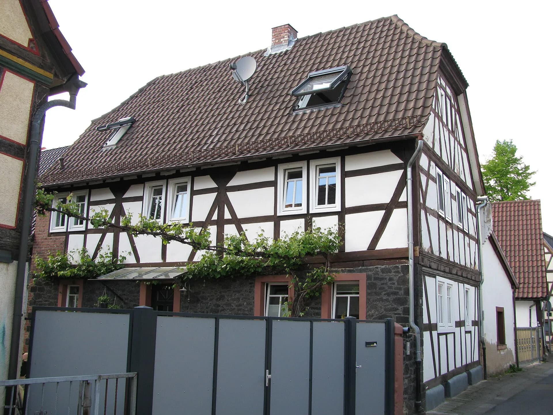 Fachwerkhaus in der Haggasse in Hanau-Großauheim