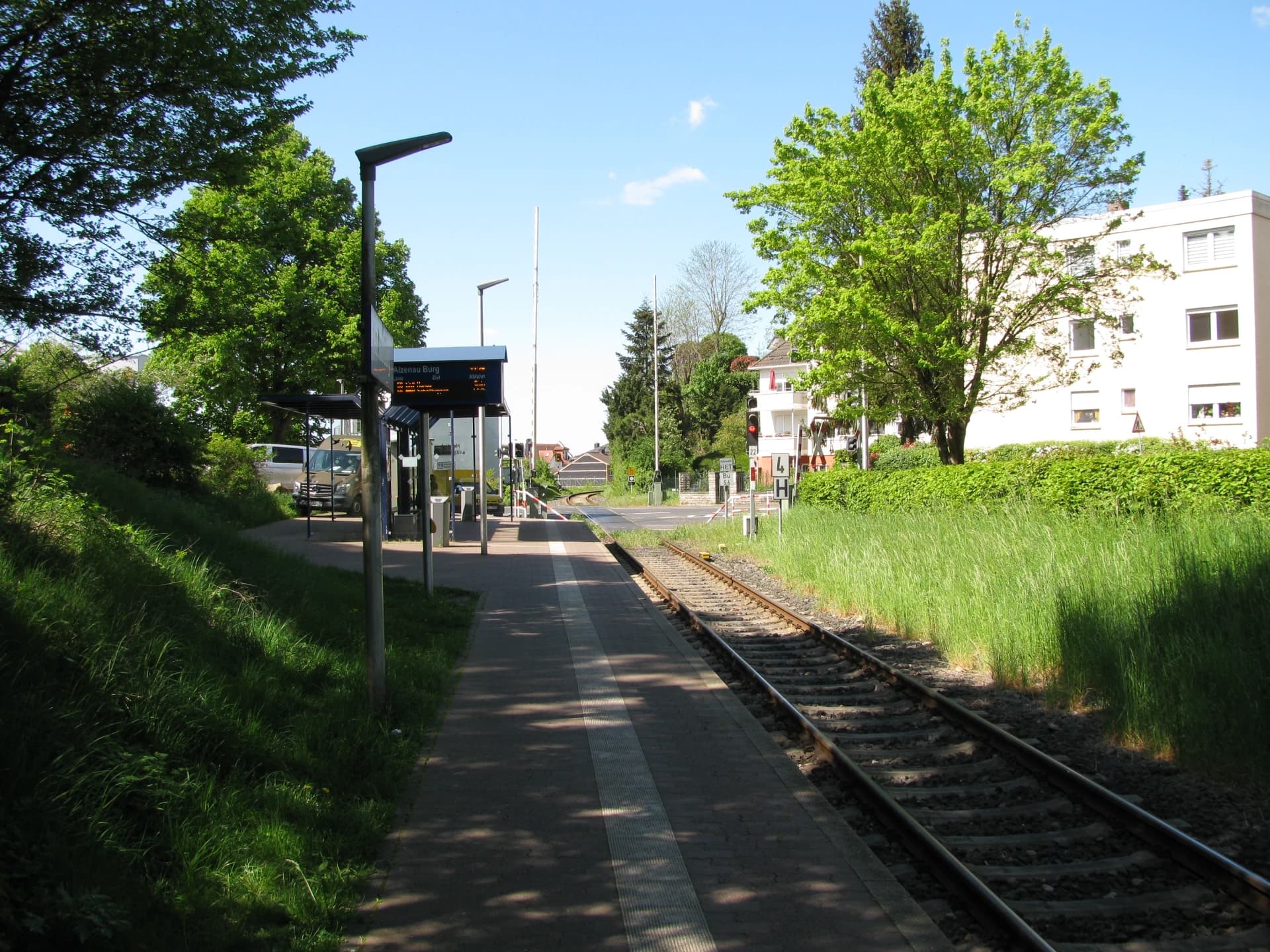 Haltepunkt Alzenau Burg der Kahlgrundbahn
