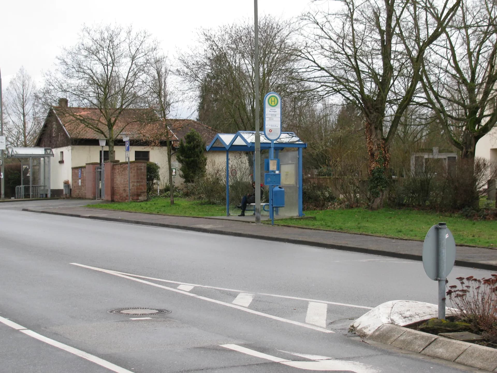 Bushaltestelle Am Anger in Mühlheim am Main