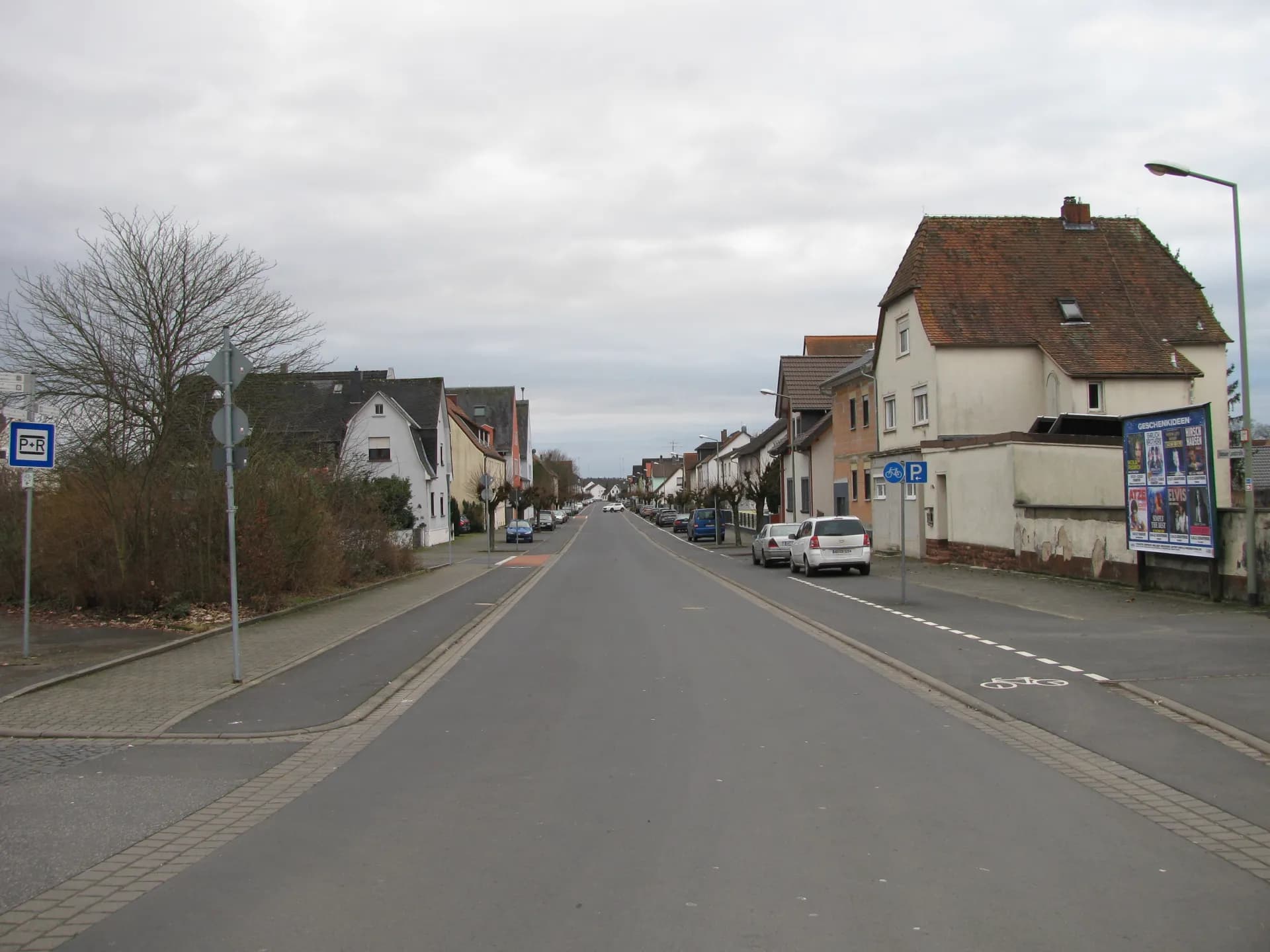 Hanauer Landstraße in Kahl am Main