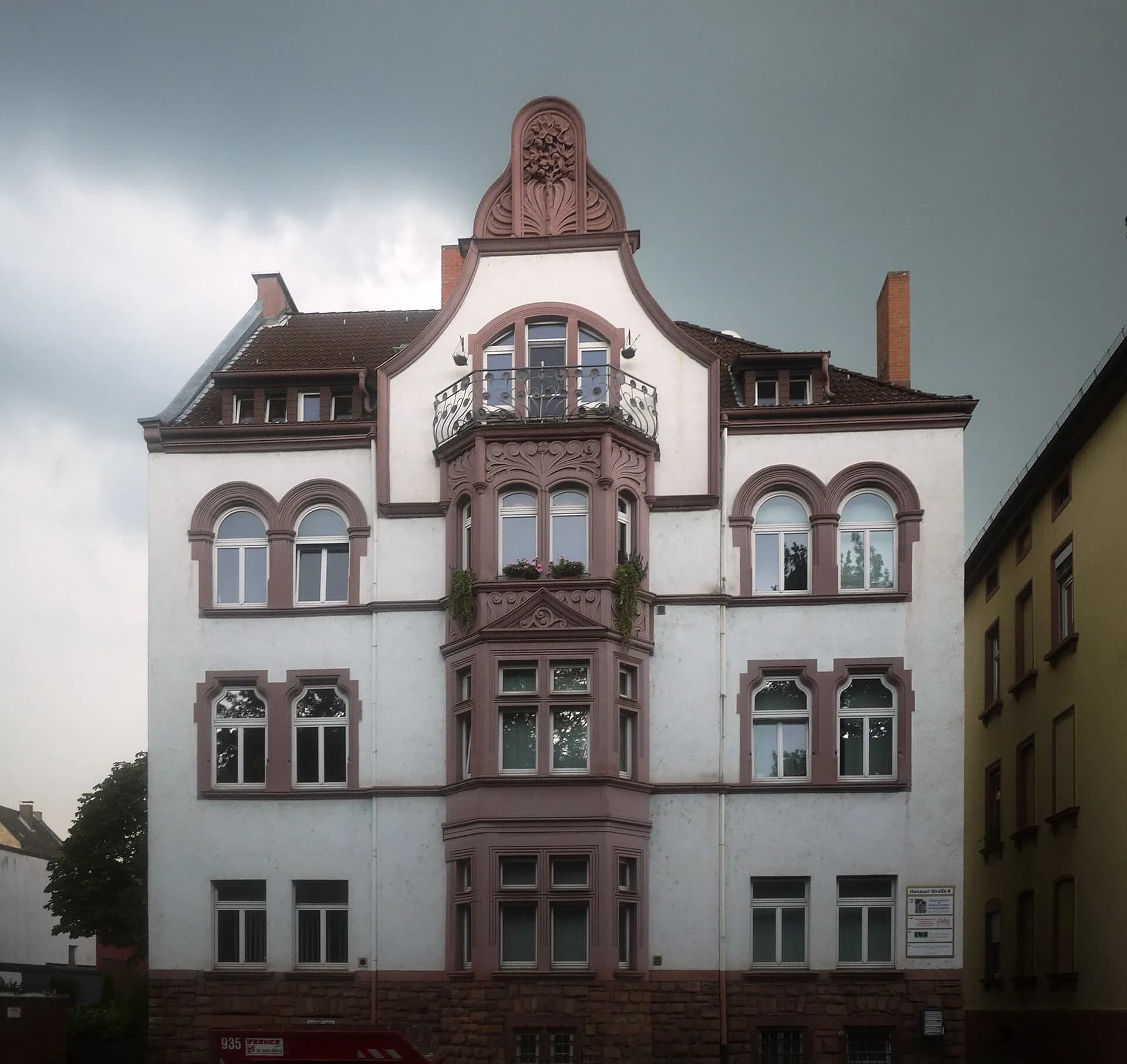 Jugendstilhaus in der Hanauer Straße in Aschaffenburg