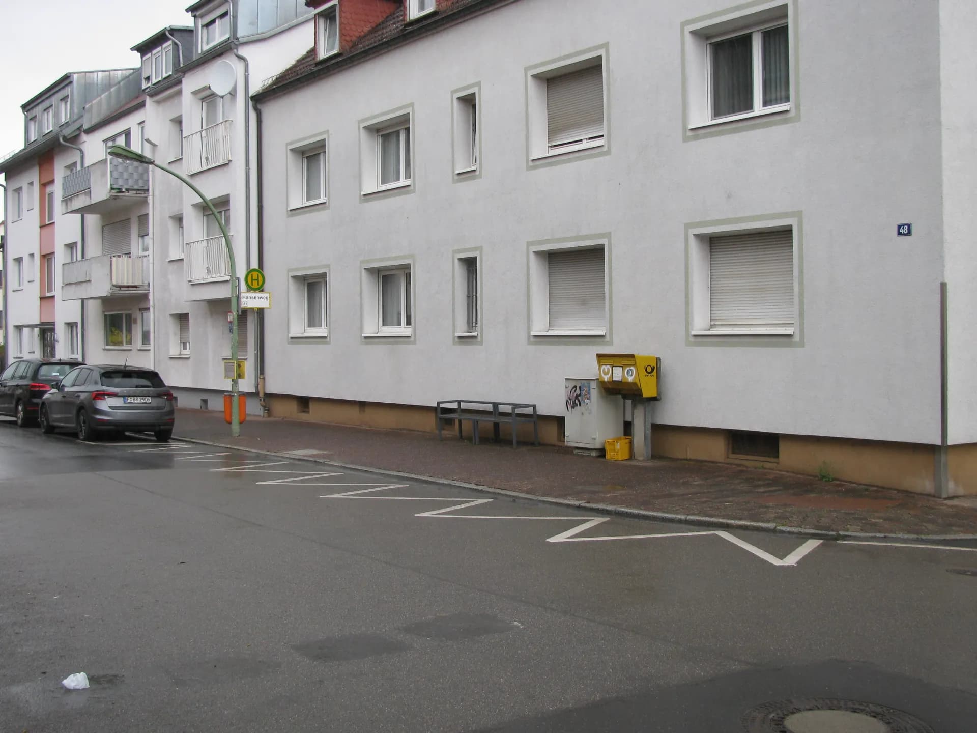Wohnhäuser am Hansenweg in Frankfurt-Oberrad