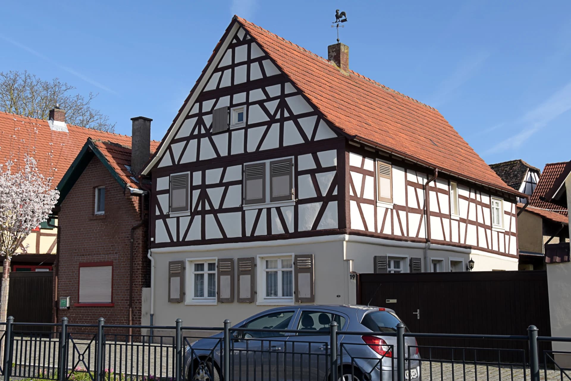 Fachwerkhaus in der Happelgasse 19 in Pfungstadt