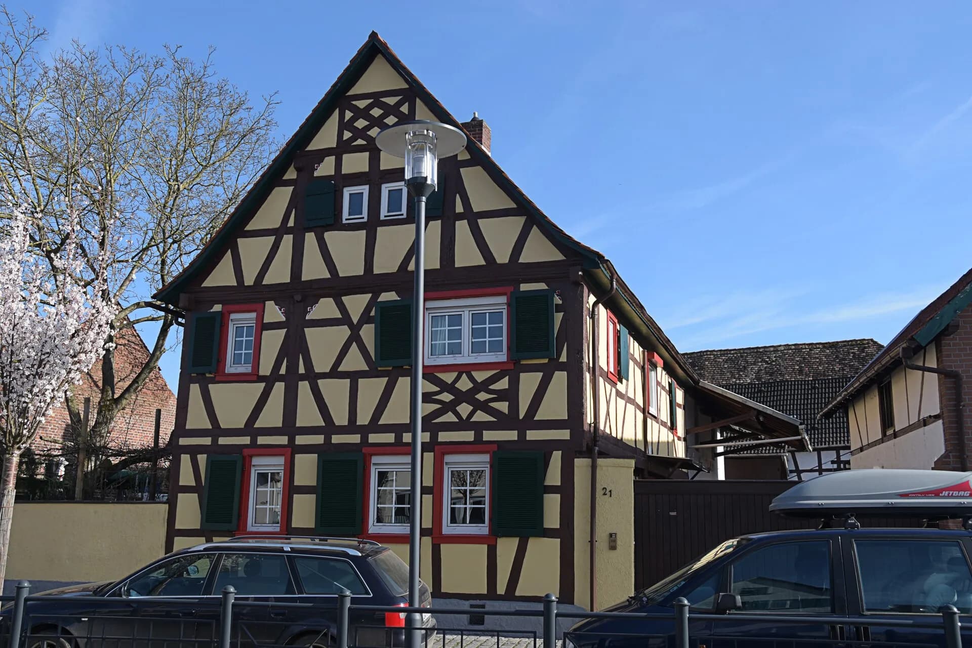 Fachwerkhaus in der Happelgasse 21 in Pfungstadt