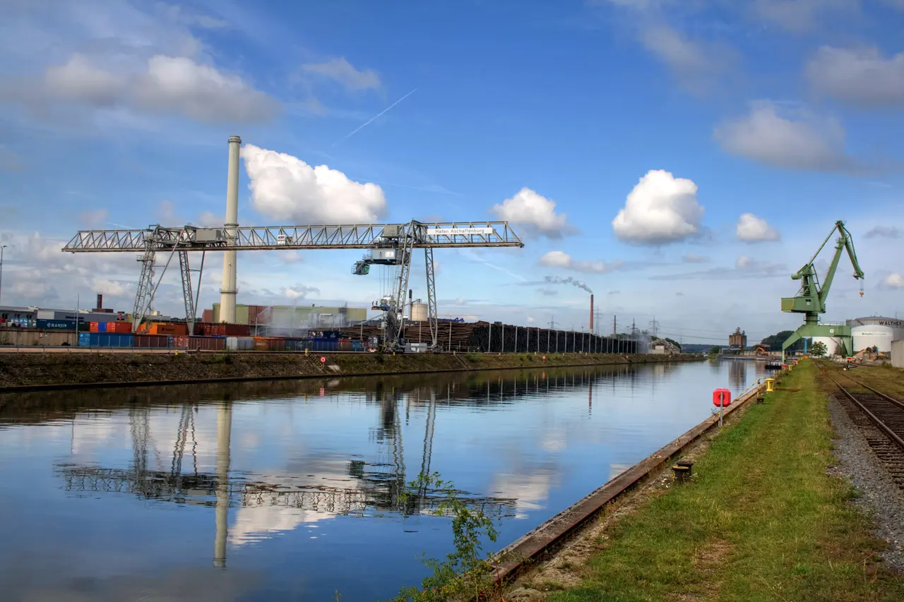 Aschaffenburg Hafen am Main