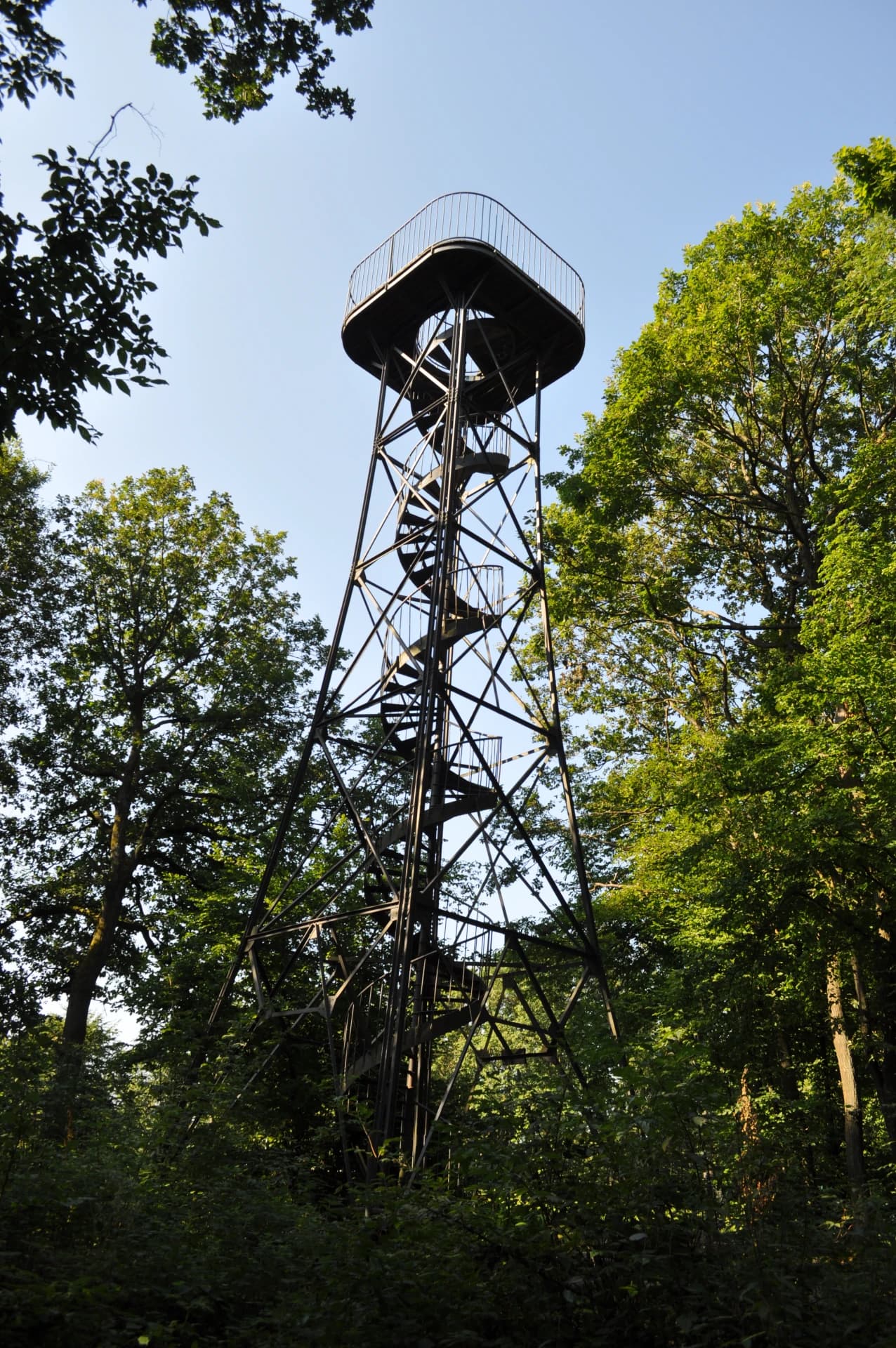 Hardtbergturm bei Königstein im Taunus von der Seite