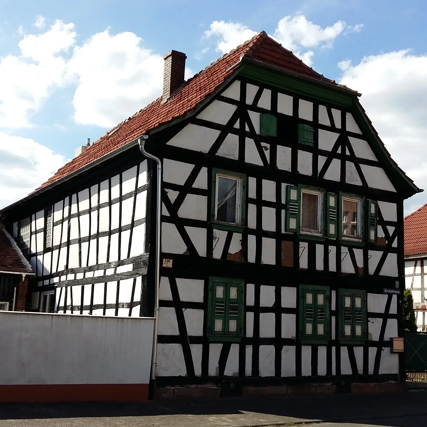 Fachwerkhaus in der Kirchstraße 9 in Babenhausen-Harpertshausen