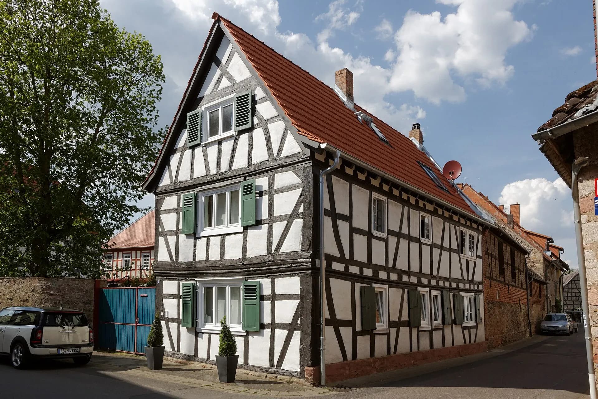 Fachwerkhaus in der Dorfstraße 2 in Babenhausen-Harreshausen
