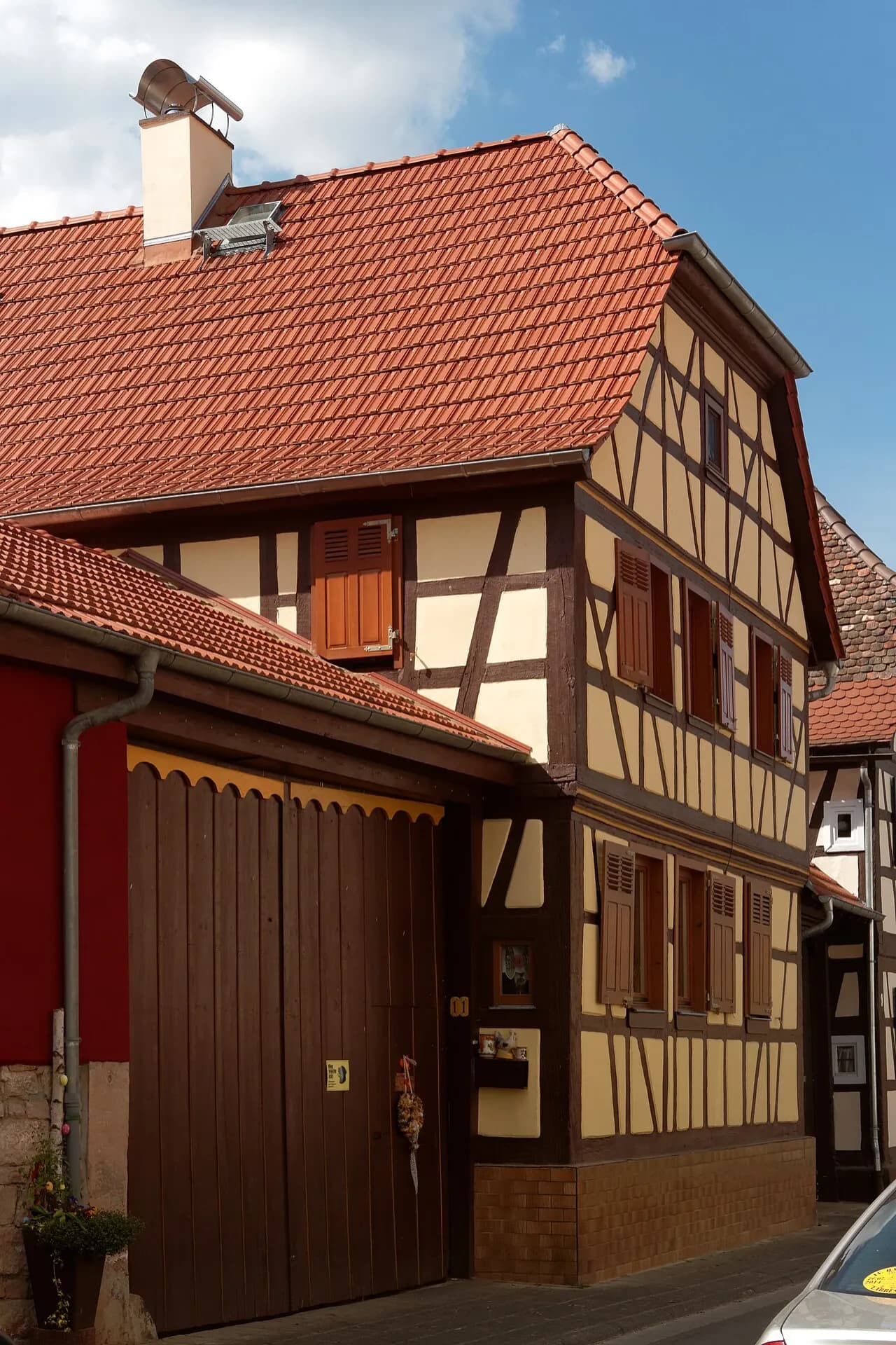 Fachwerkhaus in der Gersprenzstraße 11 in Babenhausen-Harreshausen