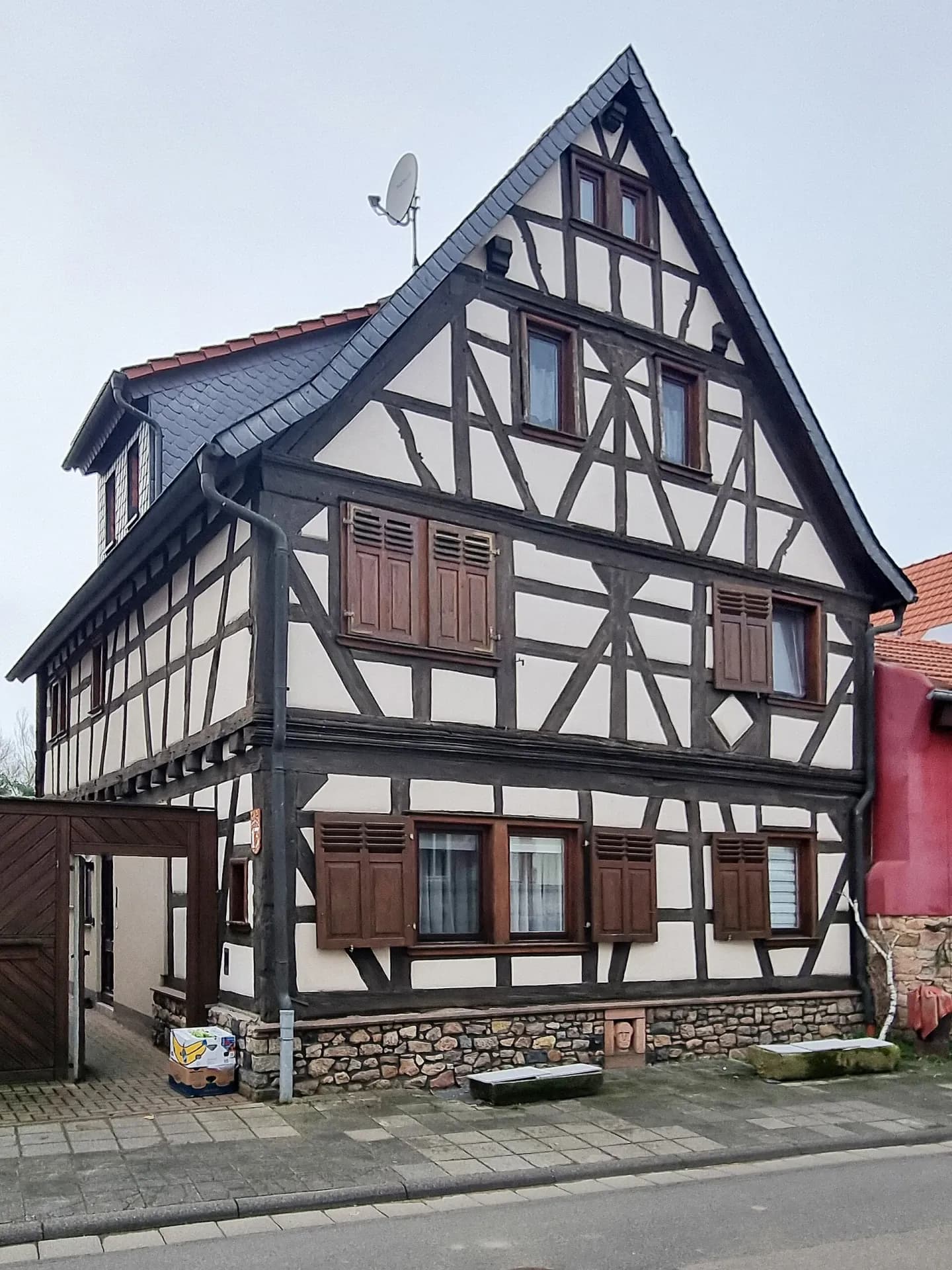 Fachwerkhaus in der Gersprenzstraße 13 in Babenhausen-Harreshausen