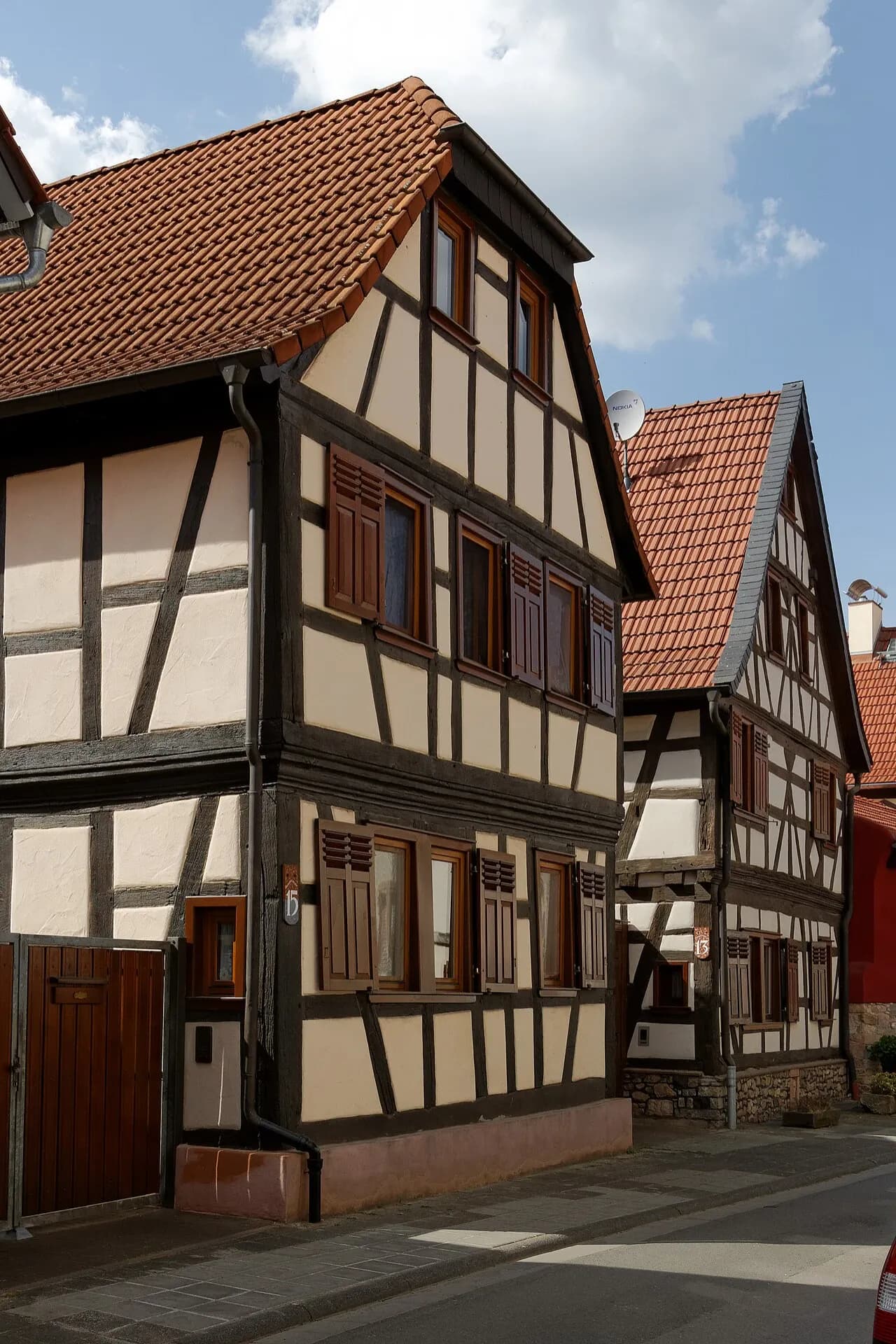 Fachwerkhaus in der Gersprenzstraße 15 in Babenhausen-Harreshausen